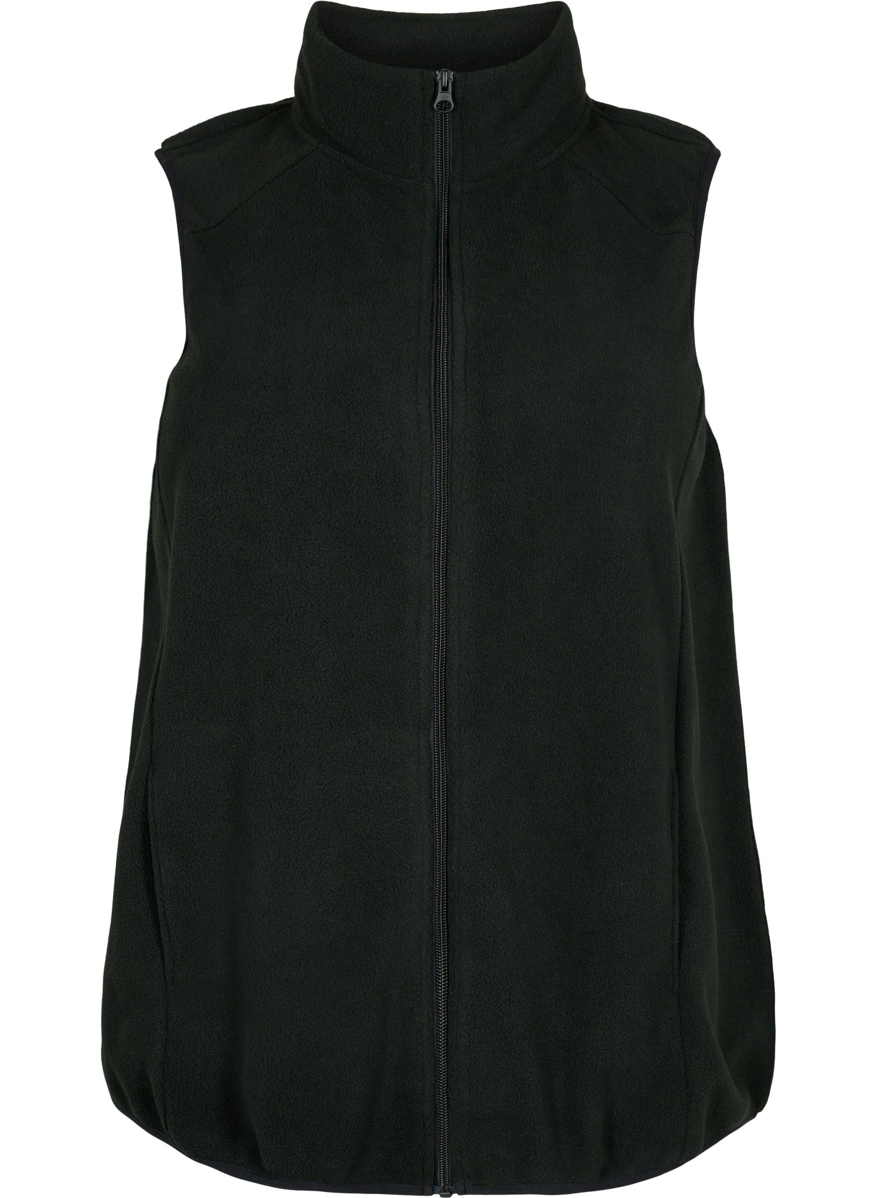 Zizzi Active Odi Waistcoat in Black