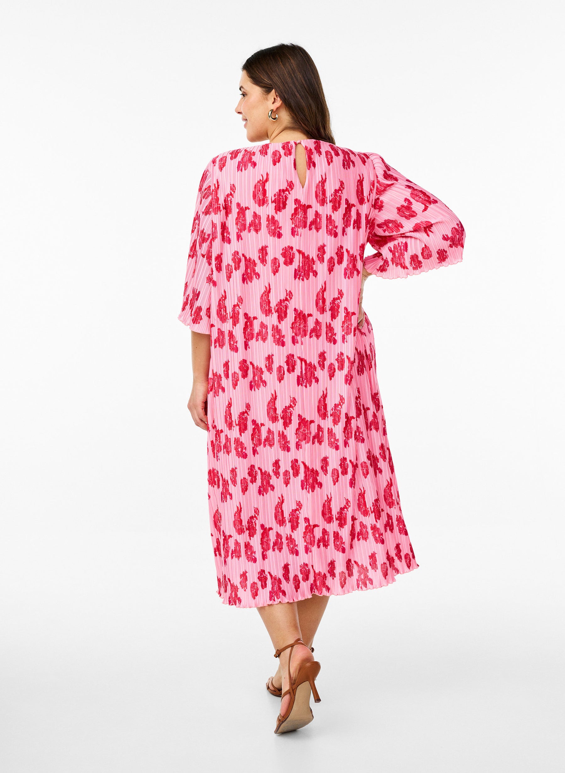 Zizzi Alise Dress in Pink