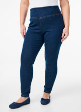 Zizzi Alma Jeggings in Dark Blue