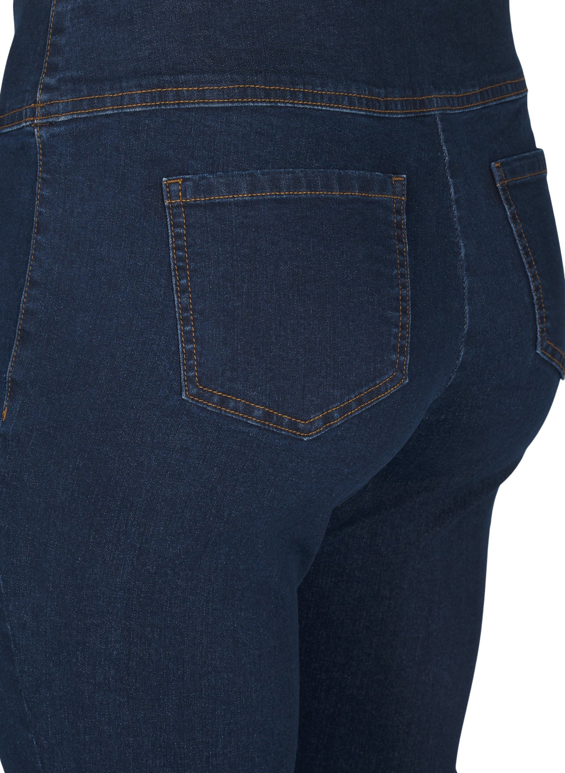 Zizzi Alma Jeggings in Dark Blue
