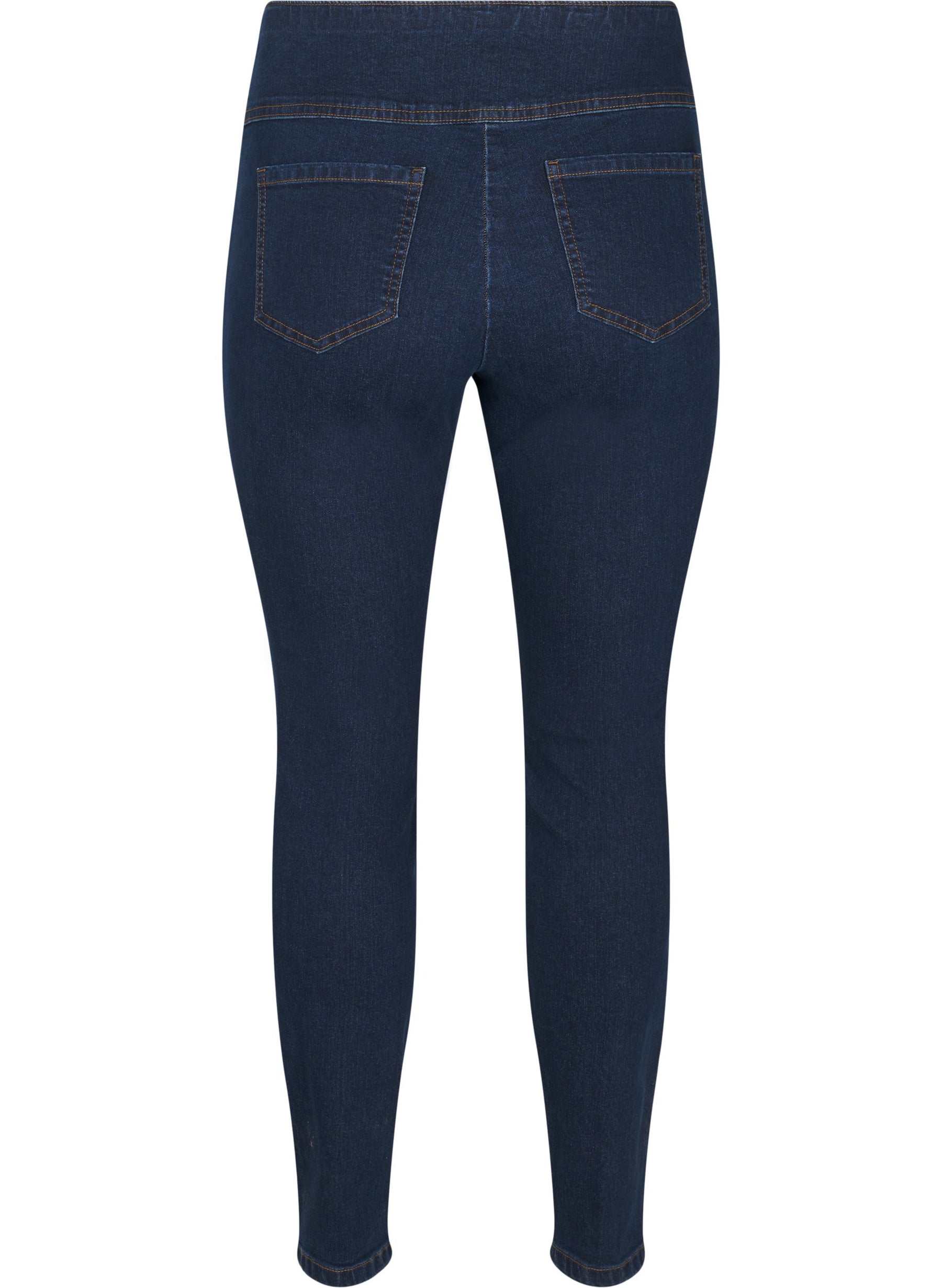 Zizzi Alma Jeggings in Dark Blue