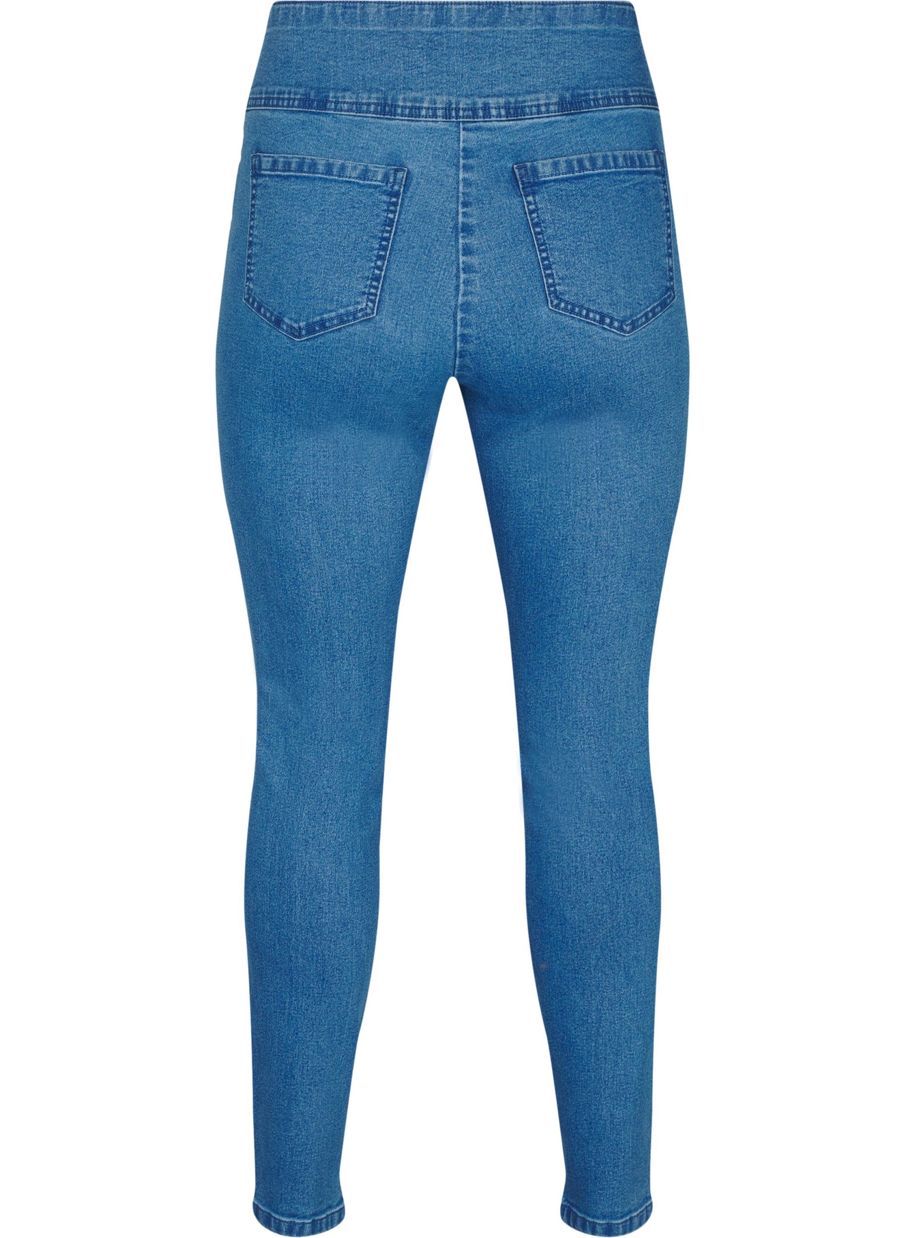 Zizzi Alma Jeggings in Light Blue