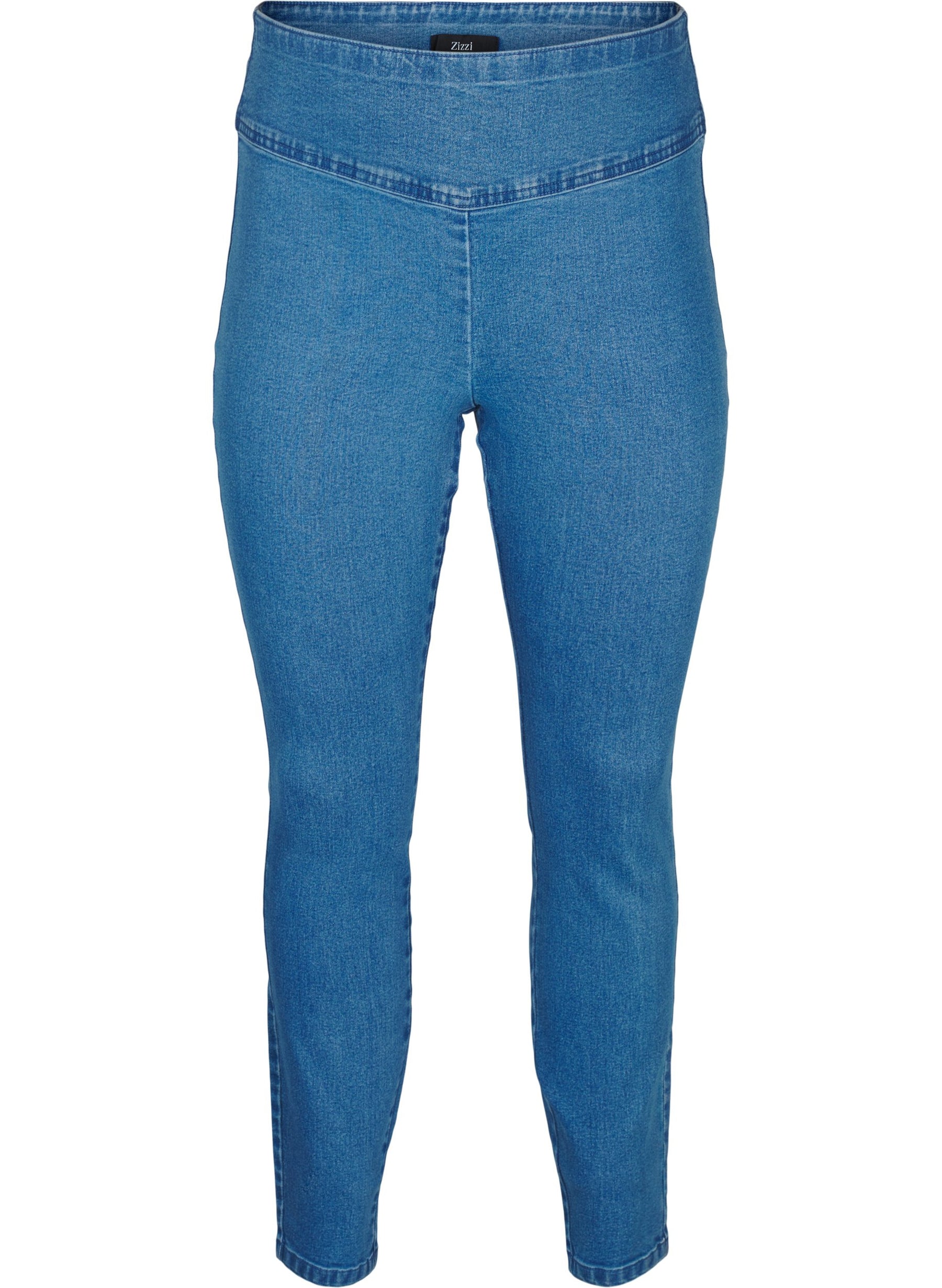 Zizzi Alma Jeggings in Light Blue