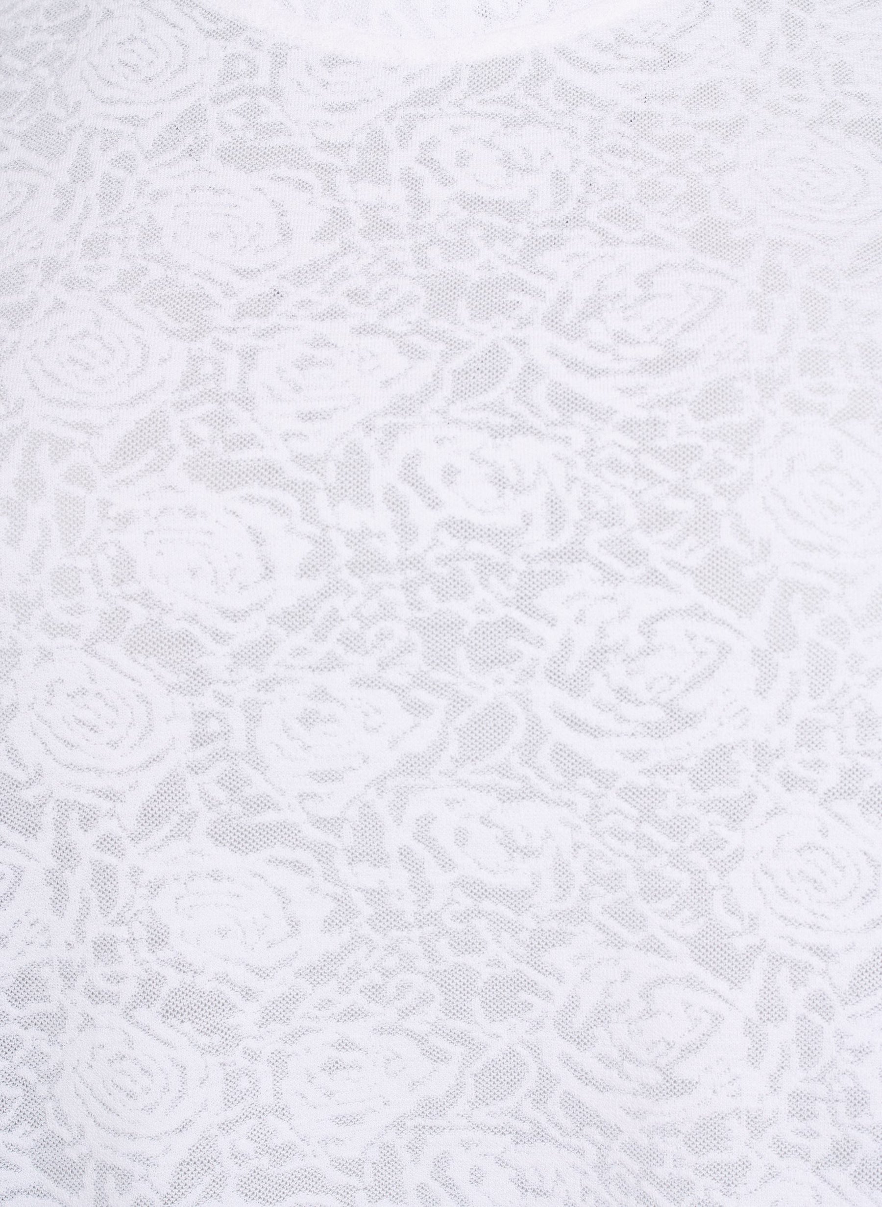 Zizzi Amol Lace T-shirt in White