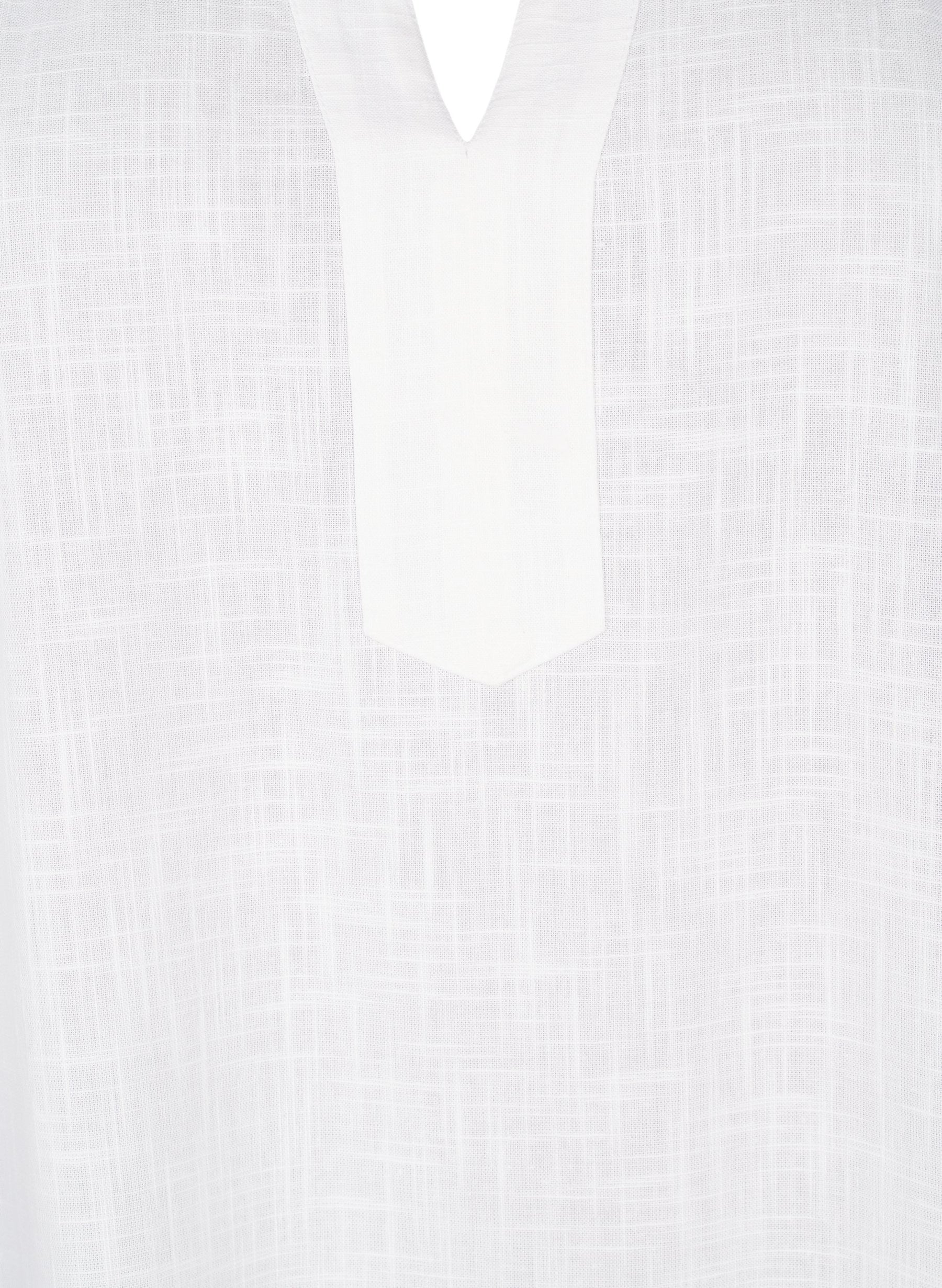 Zizzi Anna Tunic in White