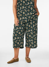 Zizzi Anni Culottes in Green Flower