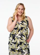 Zizzi Anni Sleeveless Top in Black