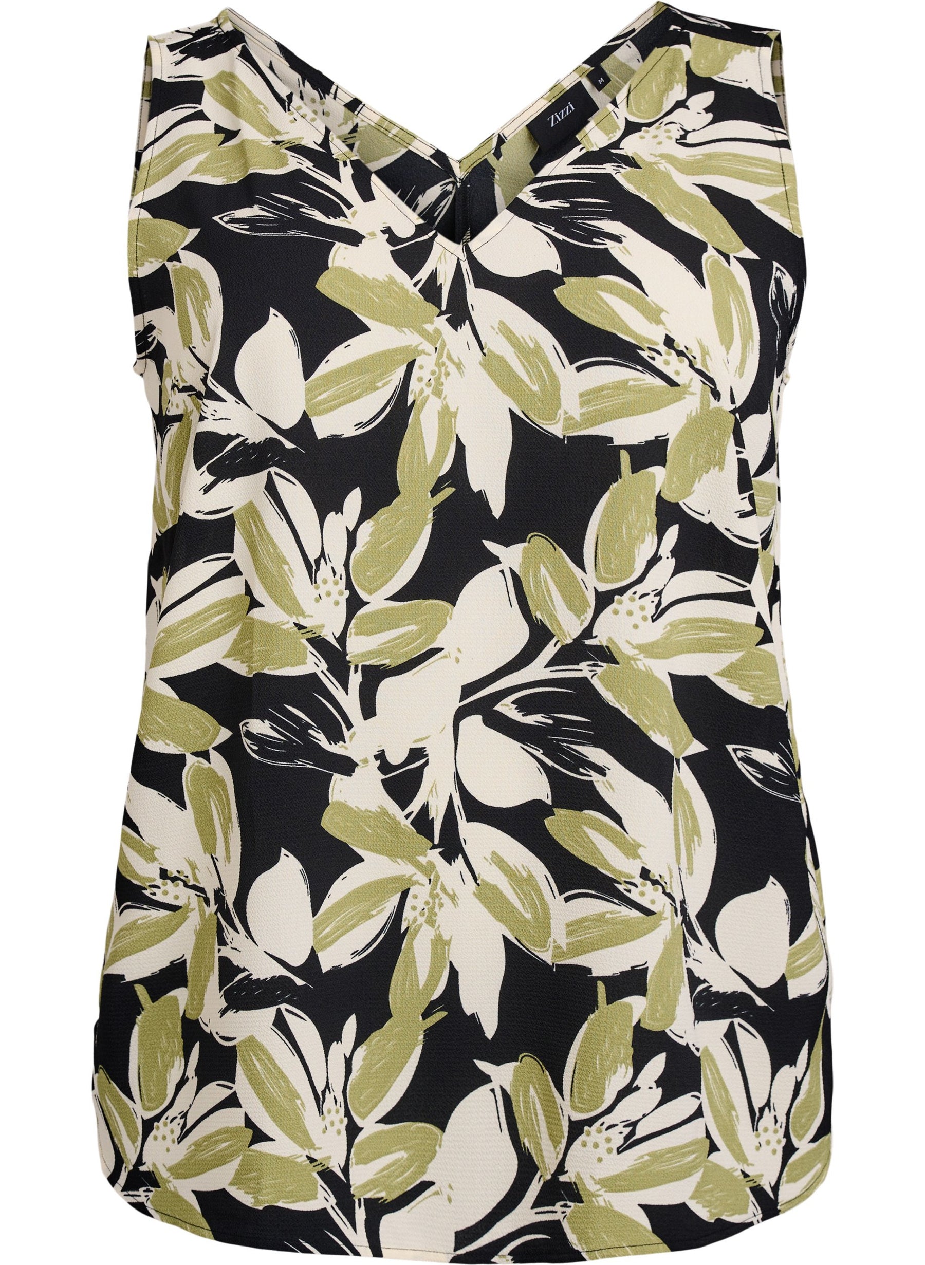 Zizzi Anni Sleeveless Top in Black