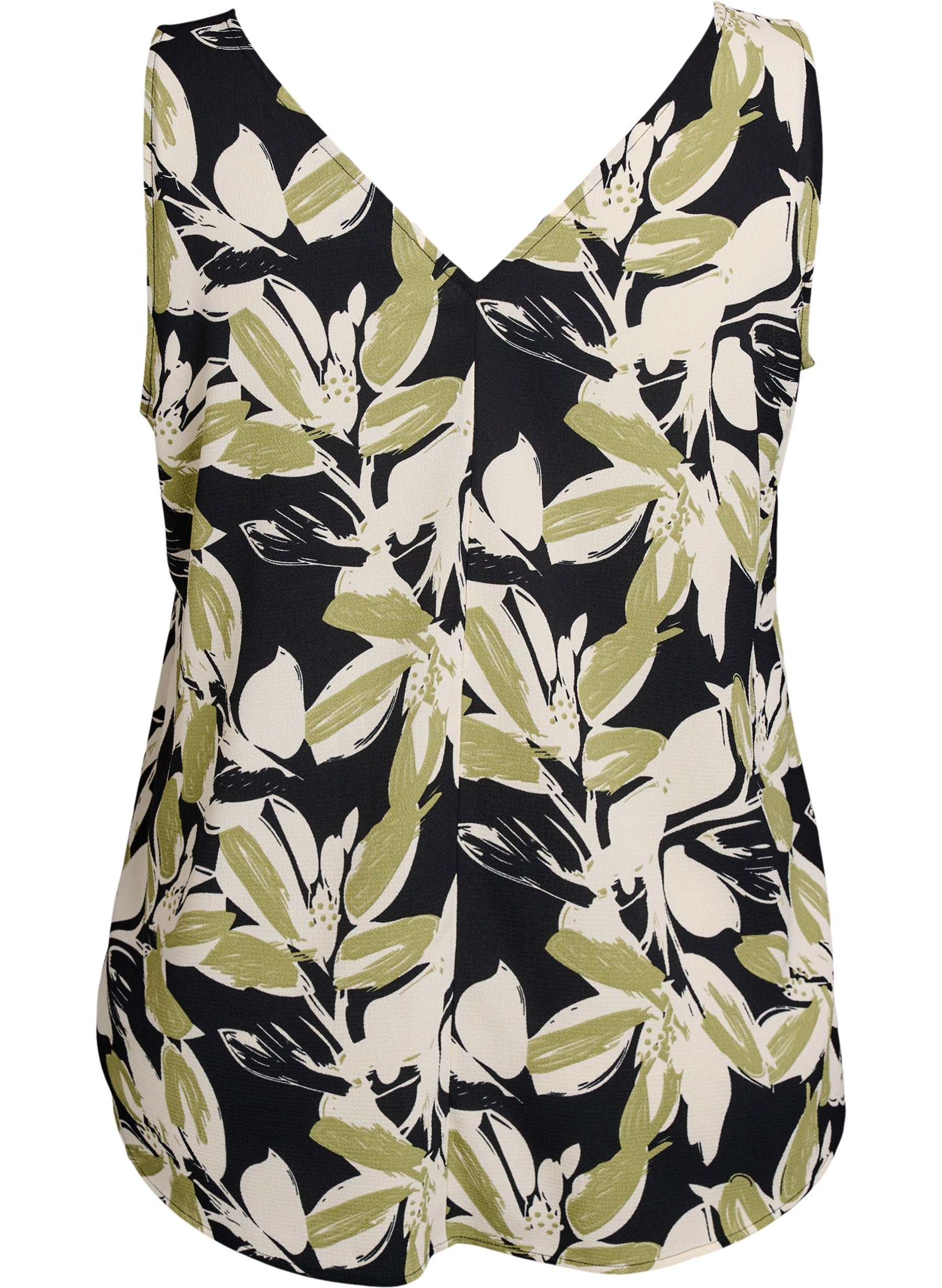 Zizzi Anni Sleeveless Top in Black
