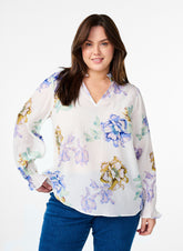 Zizzi Aura Blouse in White