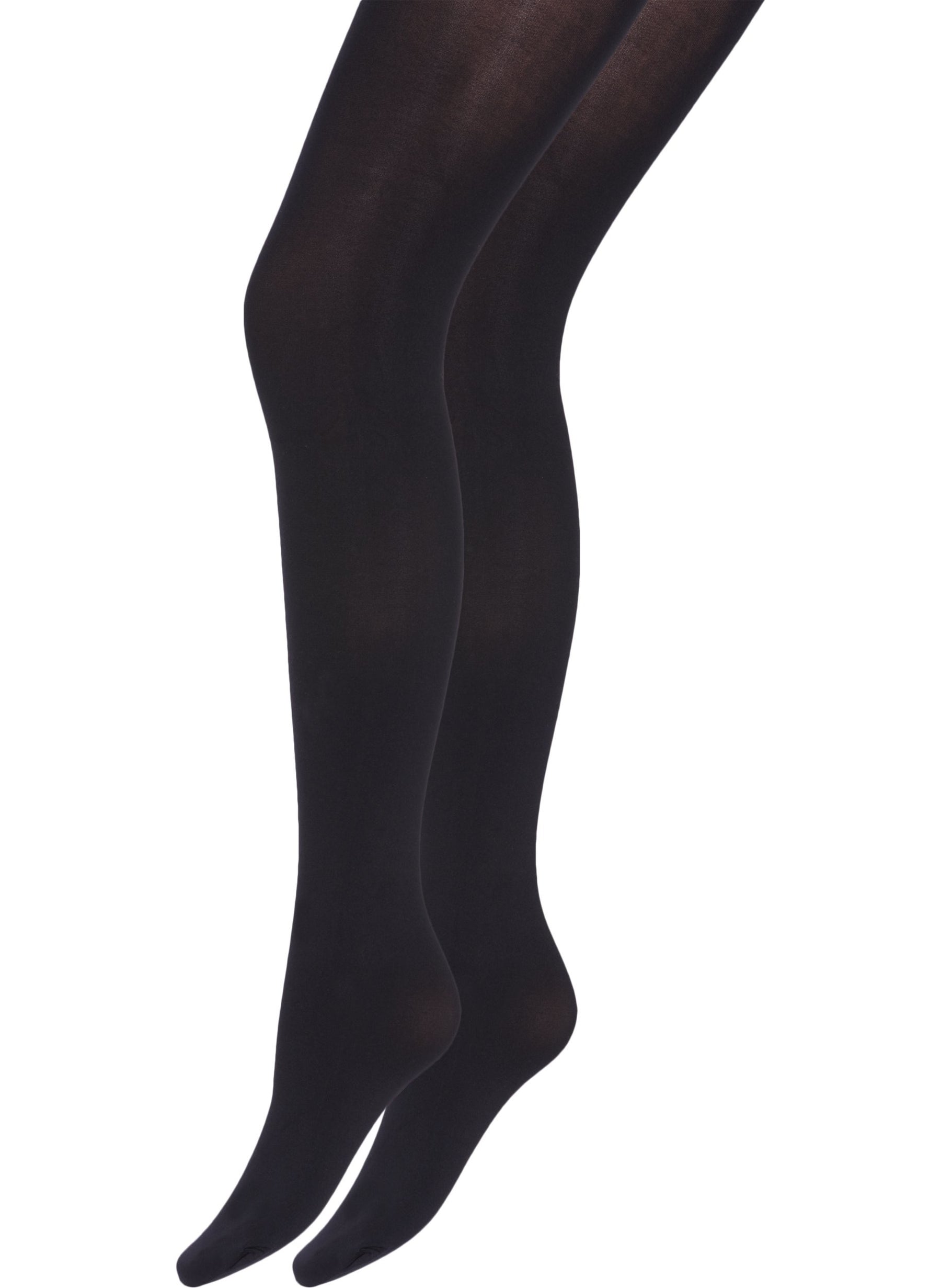 Zizzi Black 100 Denier Tights - 2 Pack
