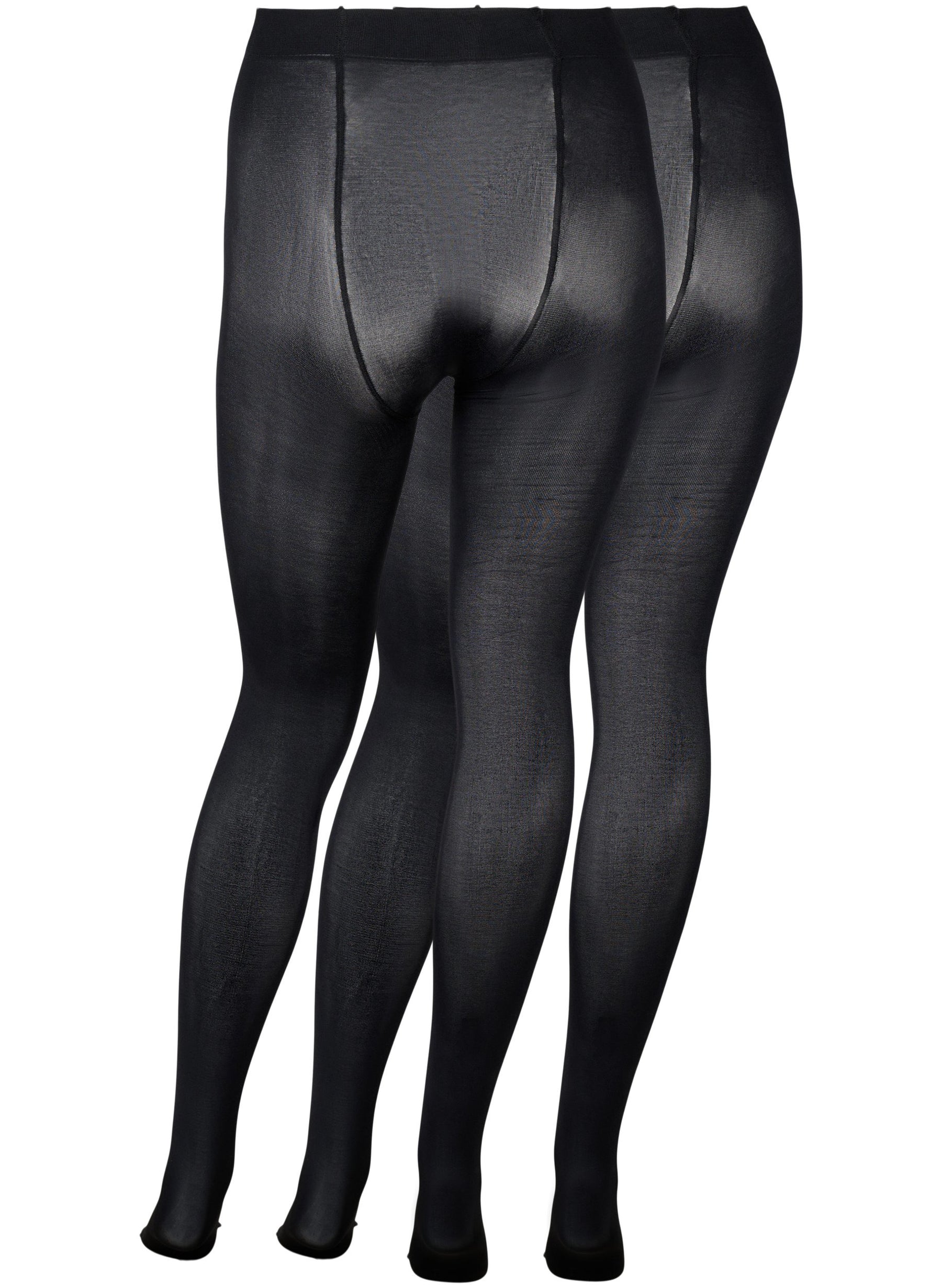 Zizzi Black 100 Denier Tights - 2 Pack