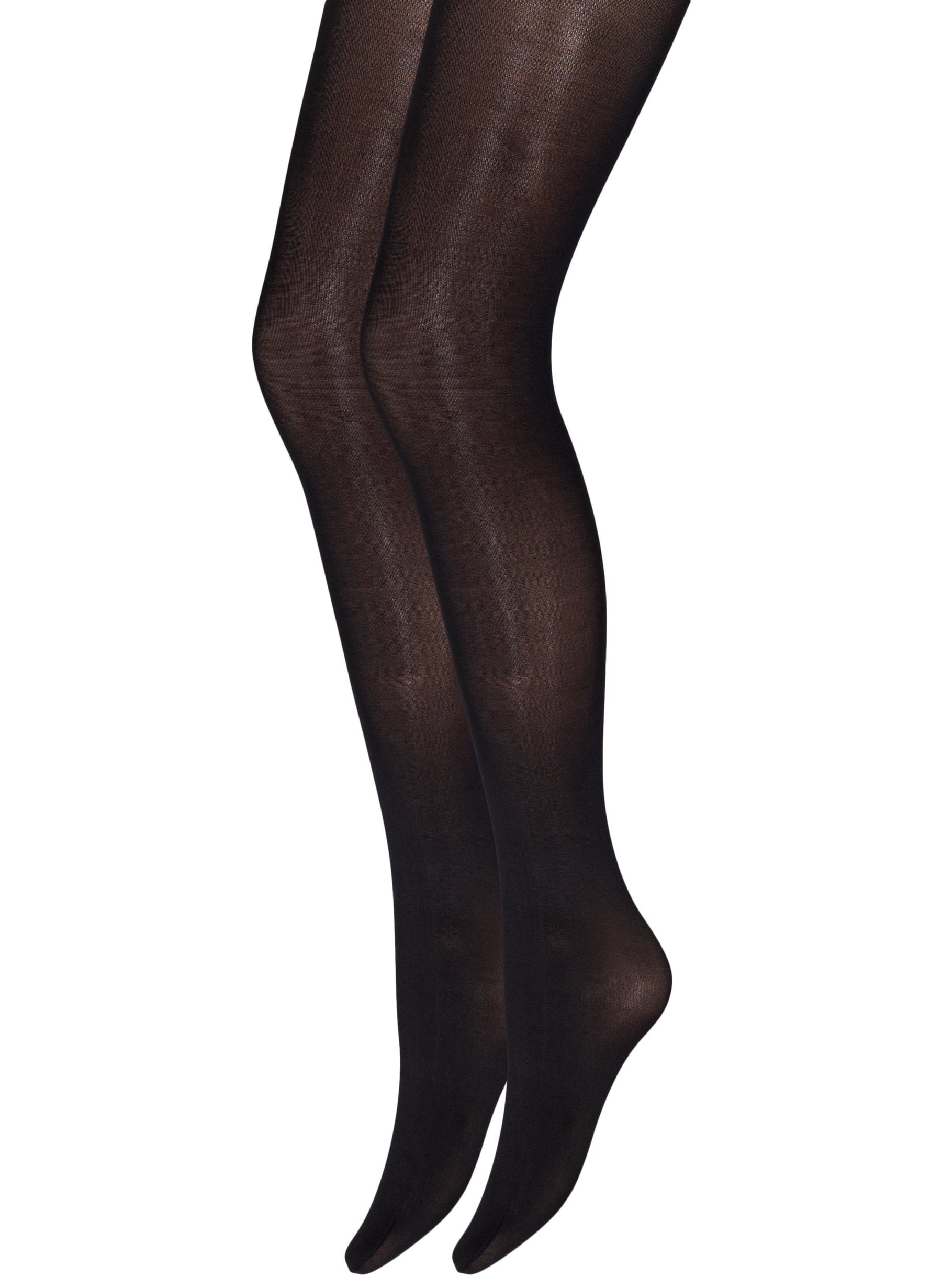 Zizzi Black 60 Denier Tights - 2 Pack
