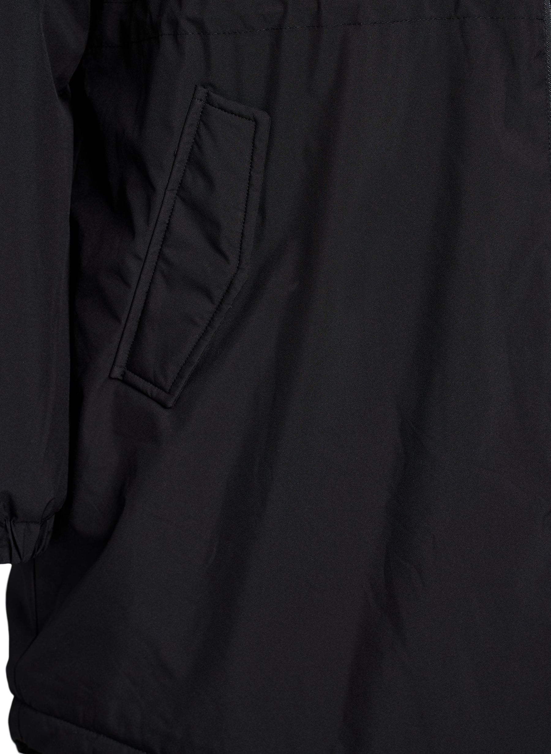 Zizzi Cam Coat in Black