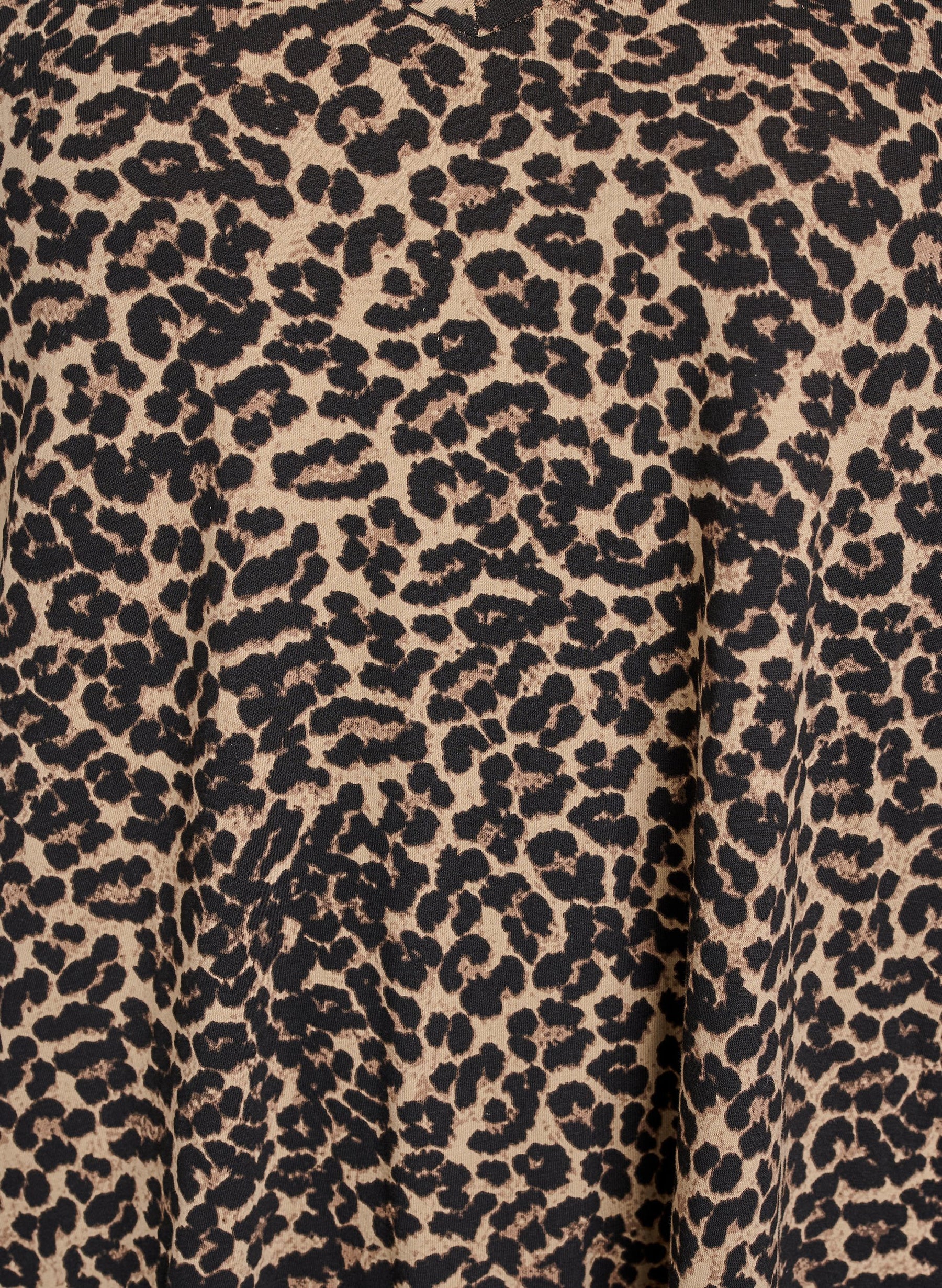 Zizzi Dorit Dress in Leopard
