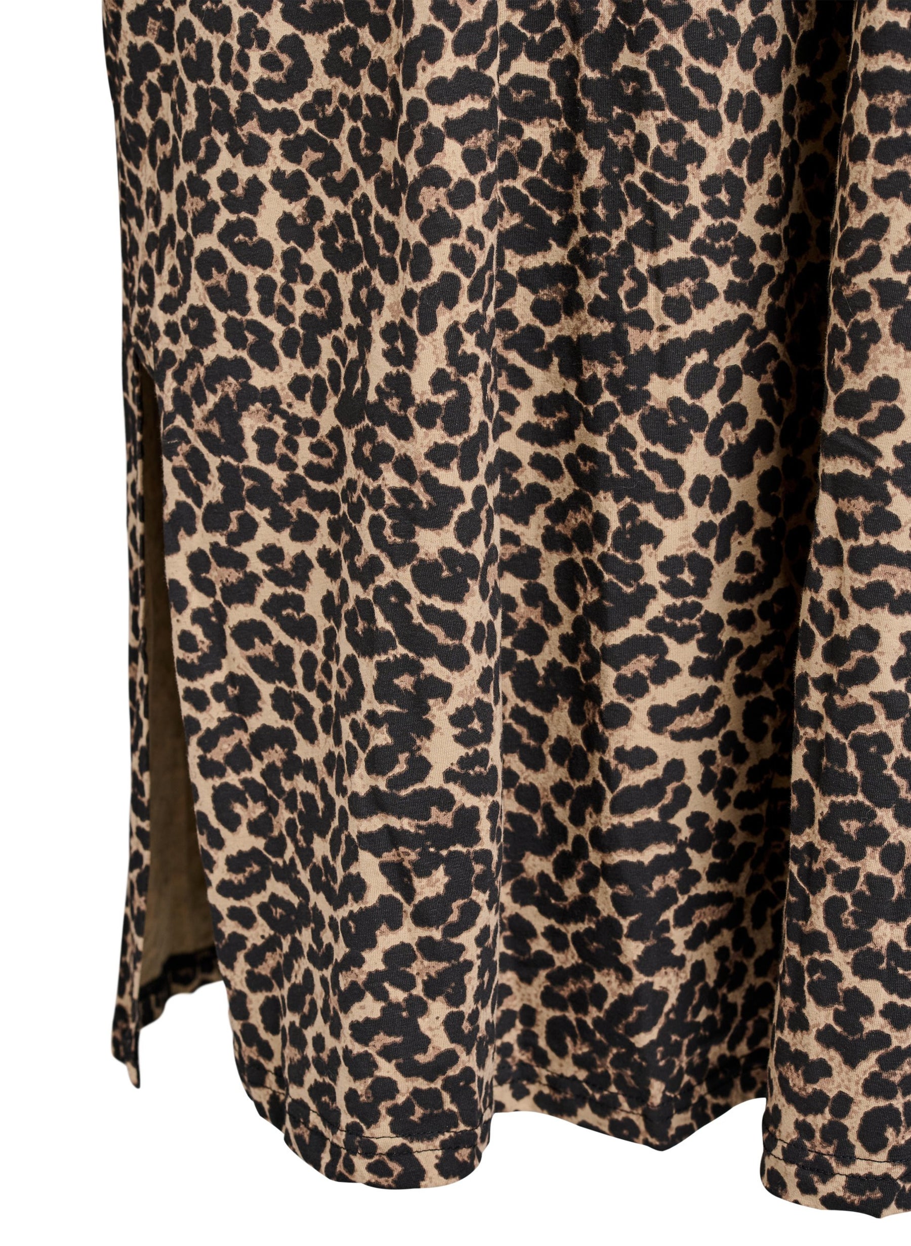 Zizzi Dorit Dress in Leopard