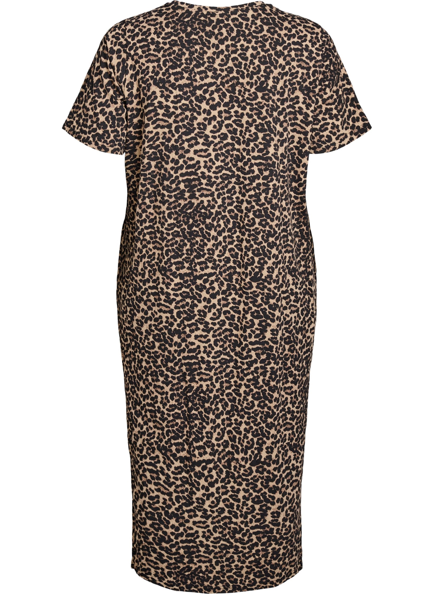 Zizzi Dorit Dress in Leopard