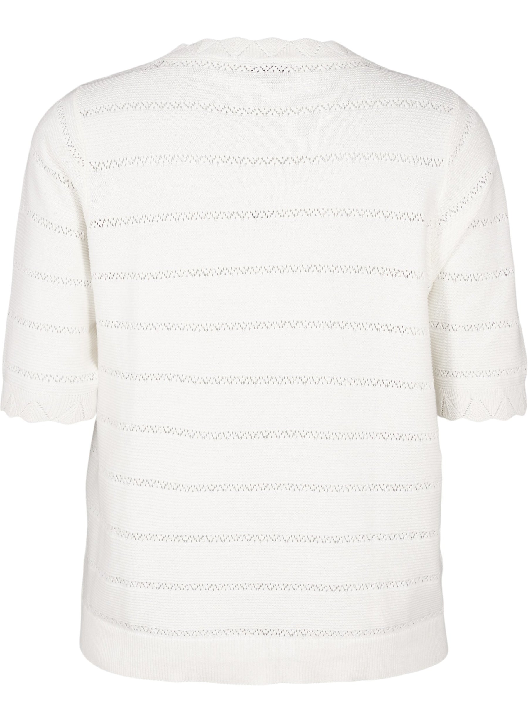 Zizzi Elsa Knit in White
