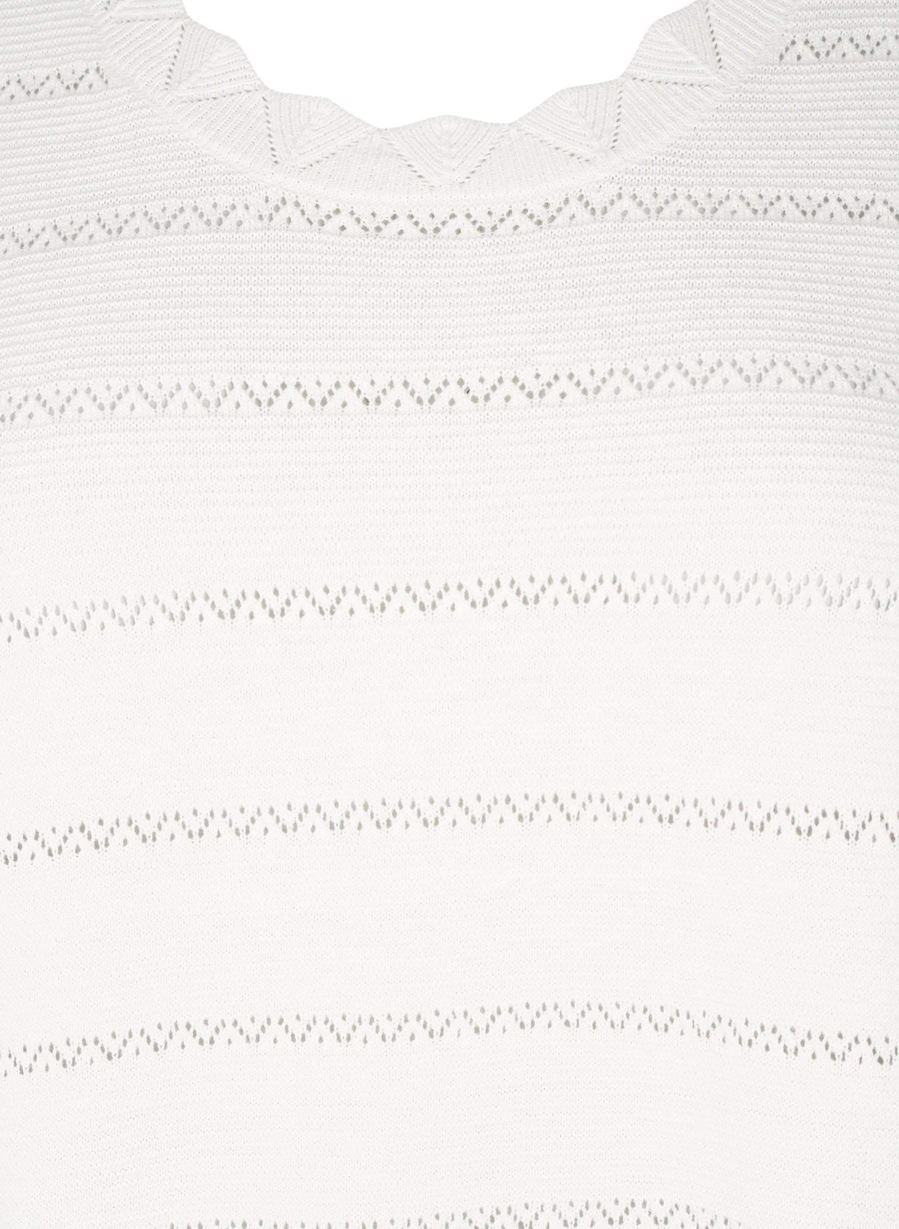 Zizzi Elsa Knit in White