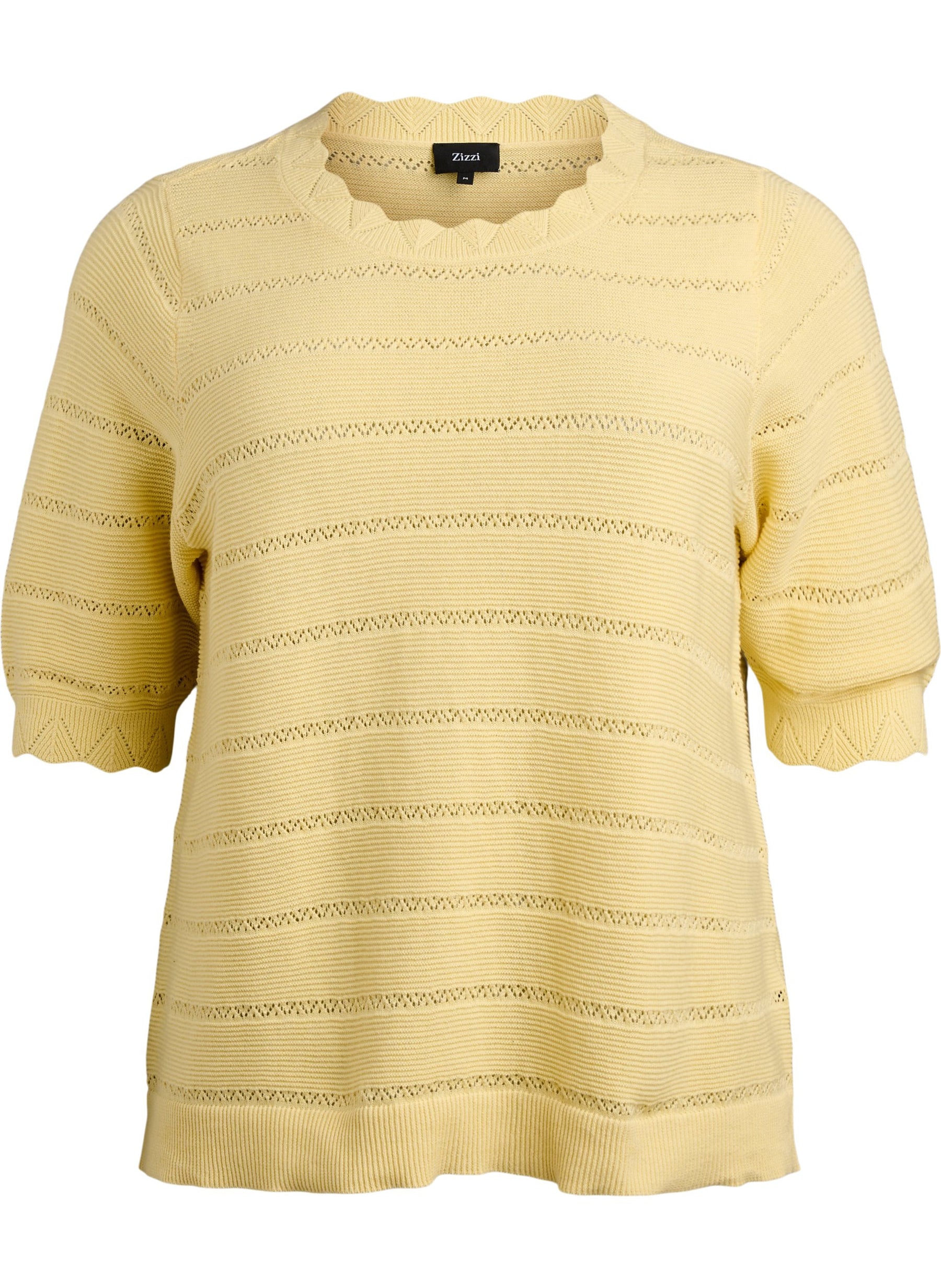 Zizzi Elsa Knit in Yellow