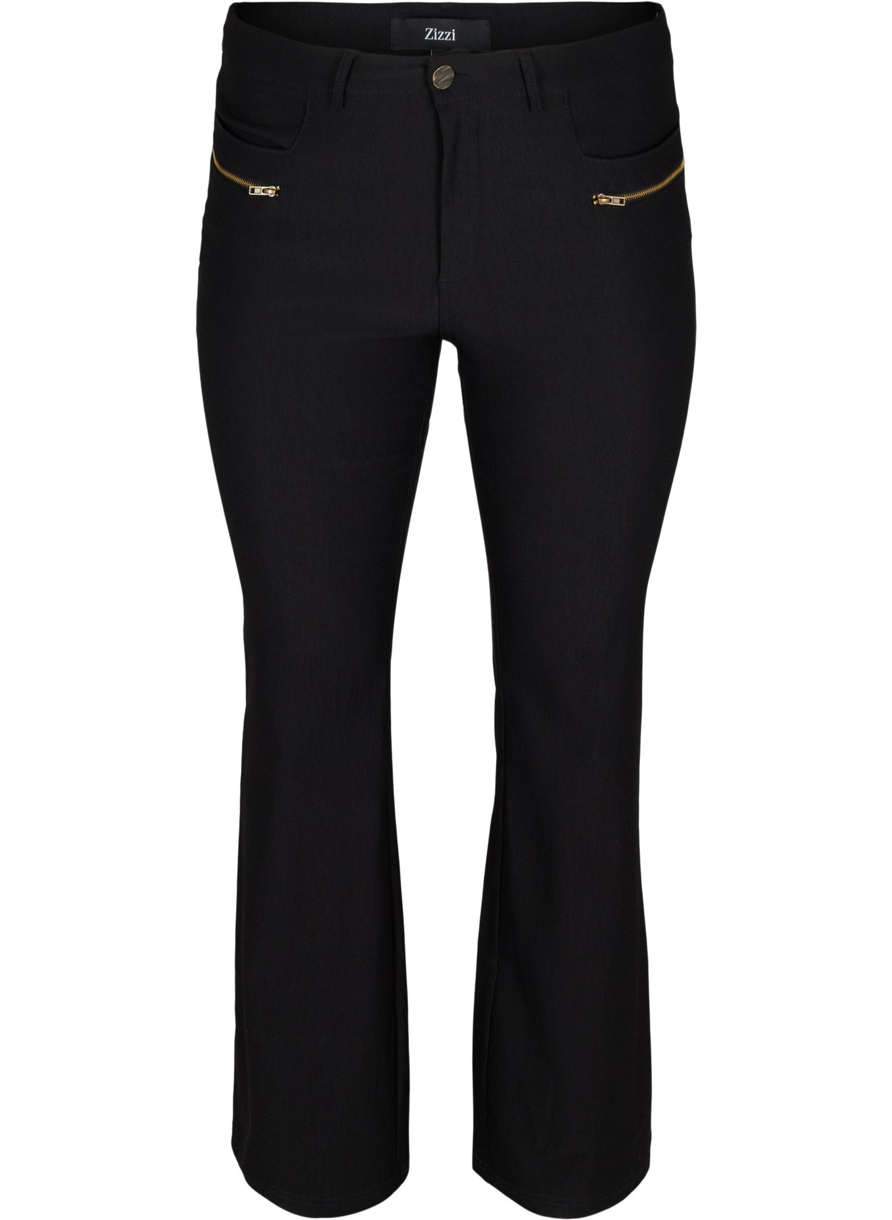 Zizzi Eva Bootcut Jeans in Black