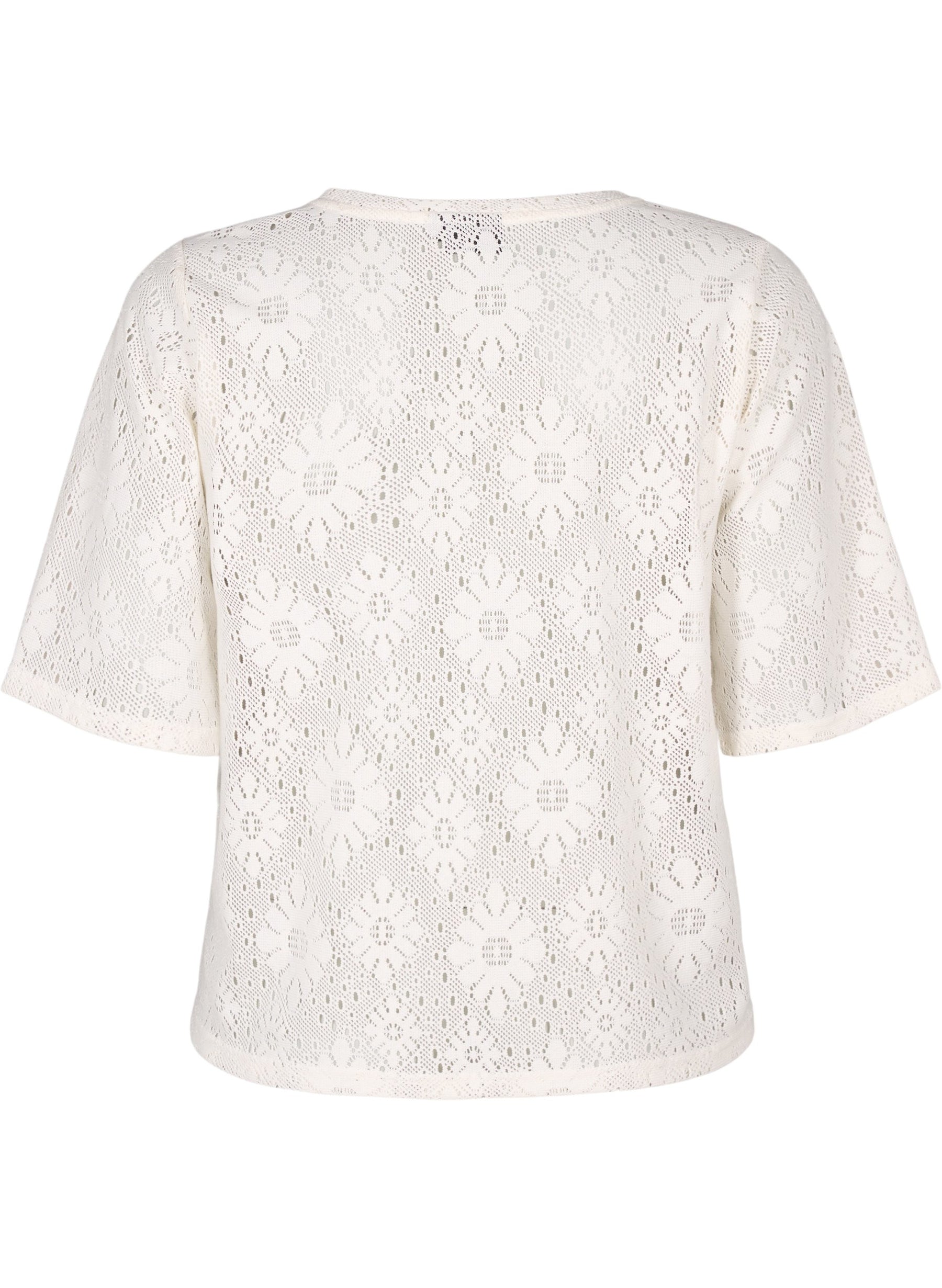 Zizzi Hitta Blouse in Cream