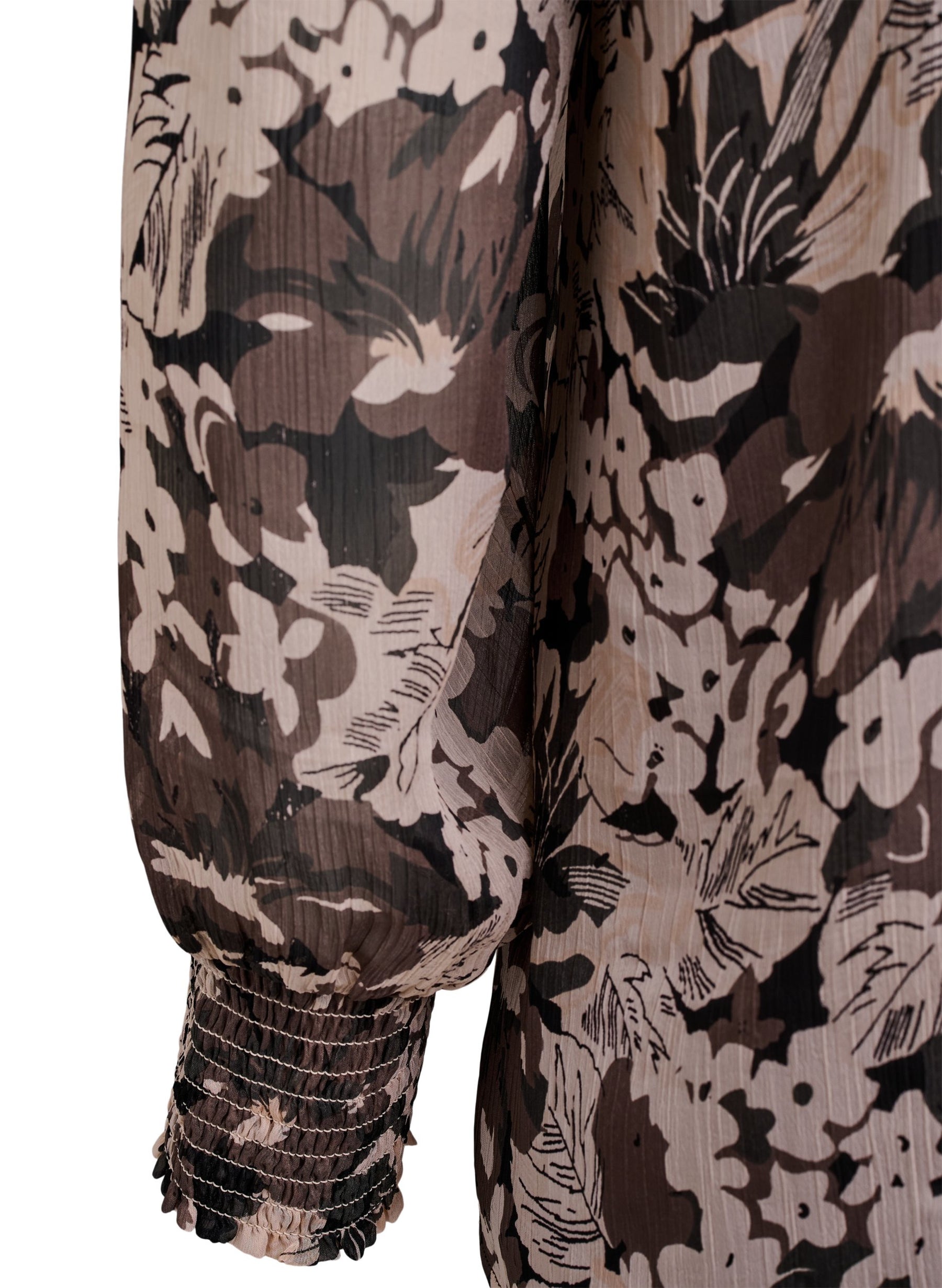 Zizzi Karina Blouse in Brown