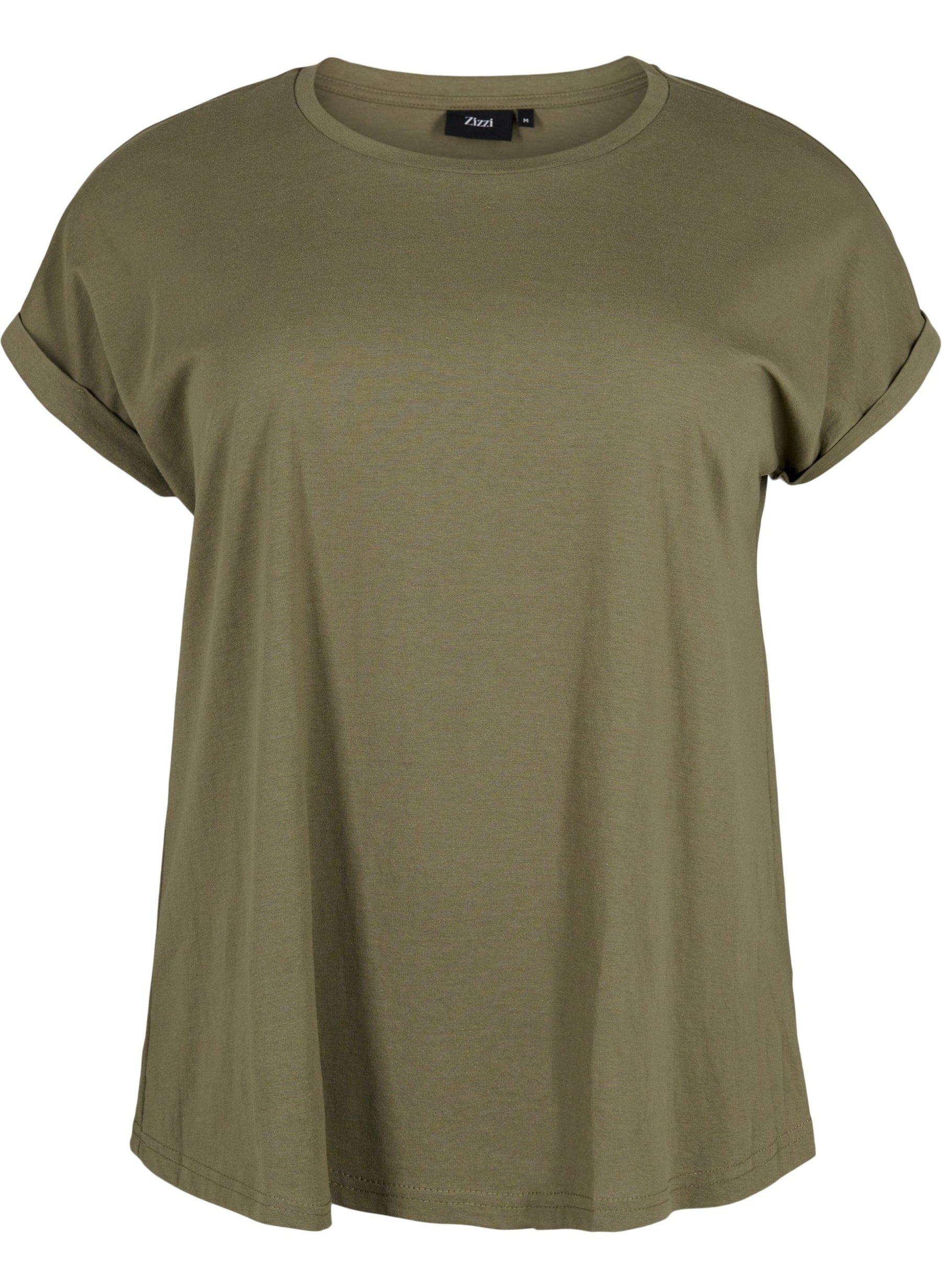 Zizzi Katja T-Shirt in Khaki