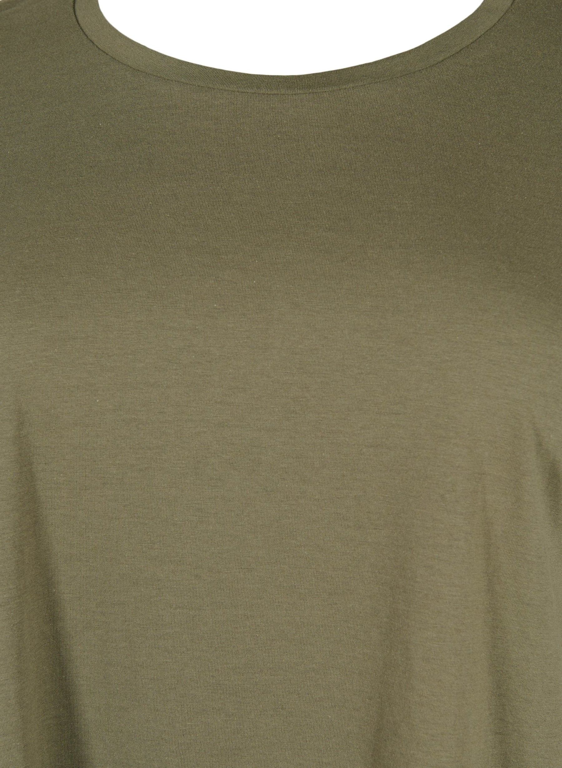 Zizzi Katja T-Shirt in Khaki