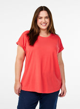 Zizzi Katja T-Shirt in Orange