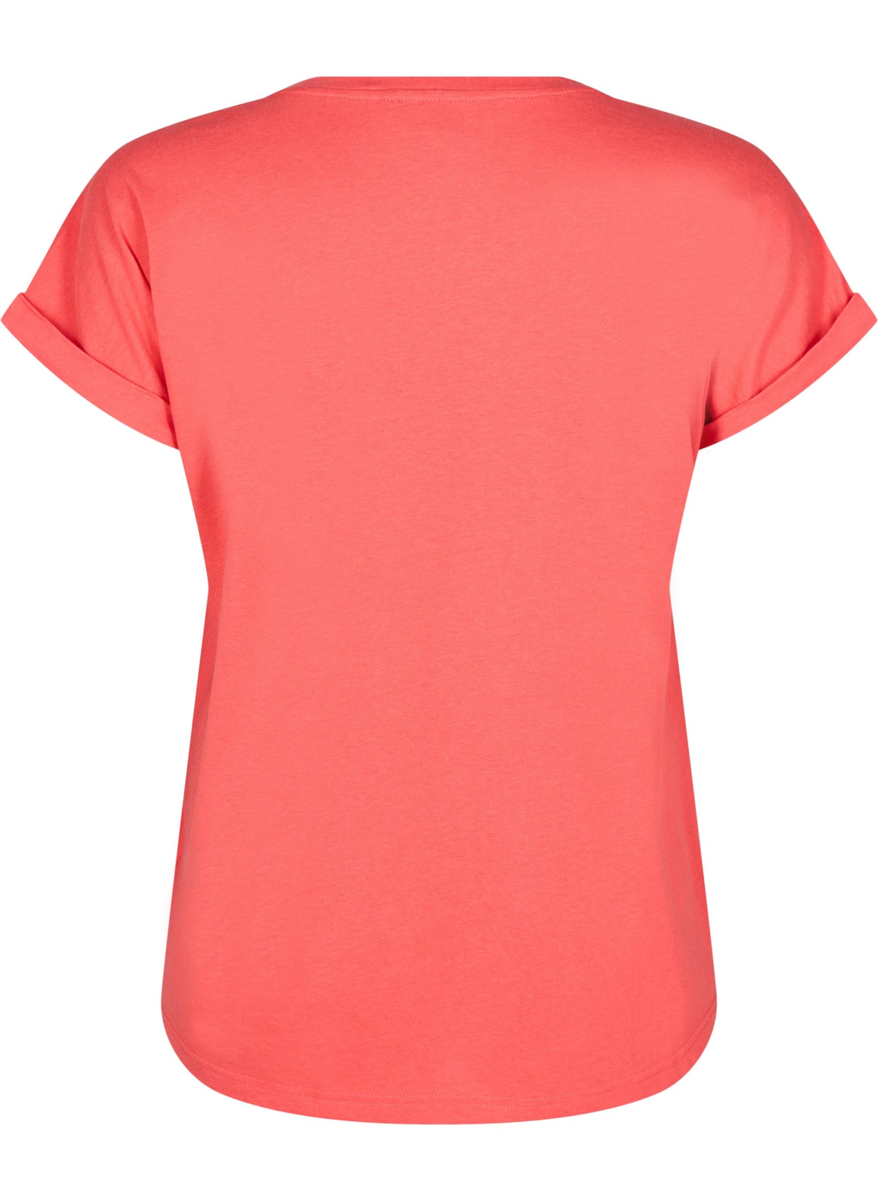 Zizzi Katja T-Shirt in Orange