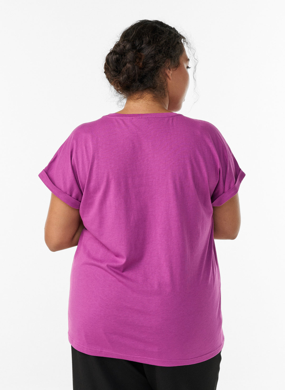 Zizzi Katja T-Shirt in Orchid