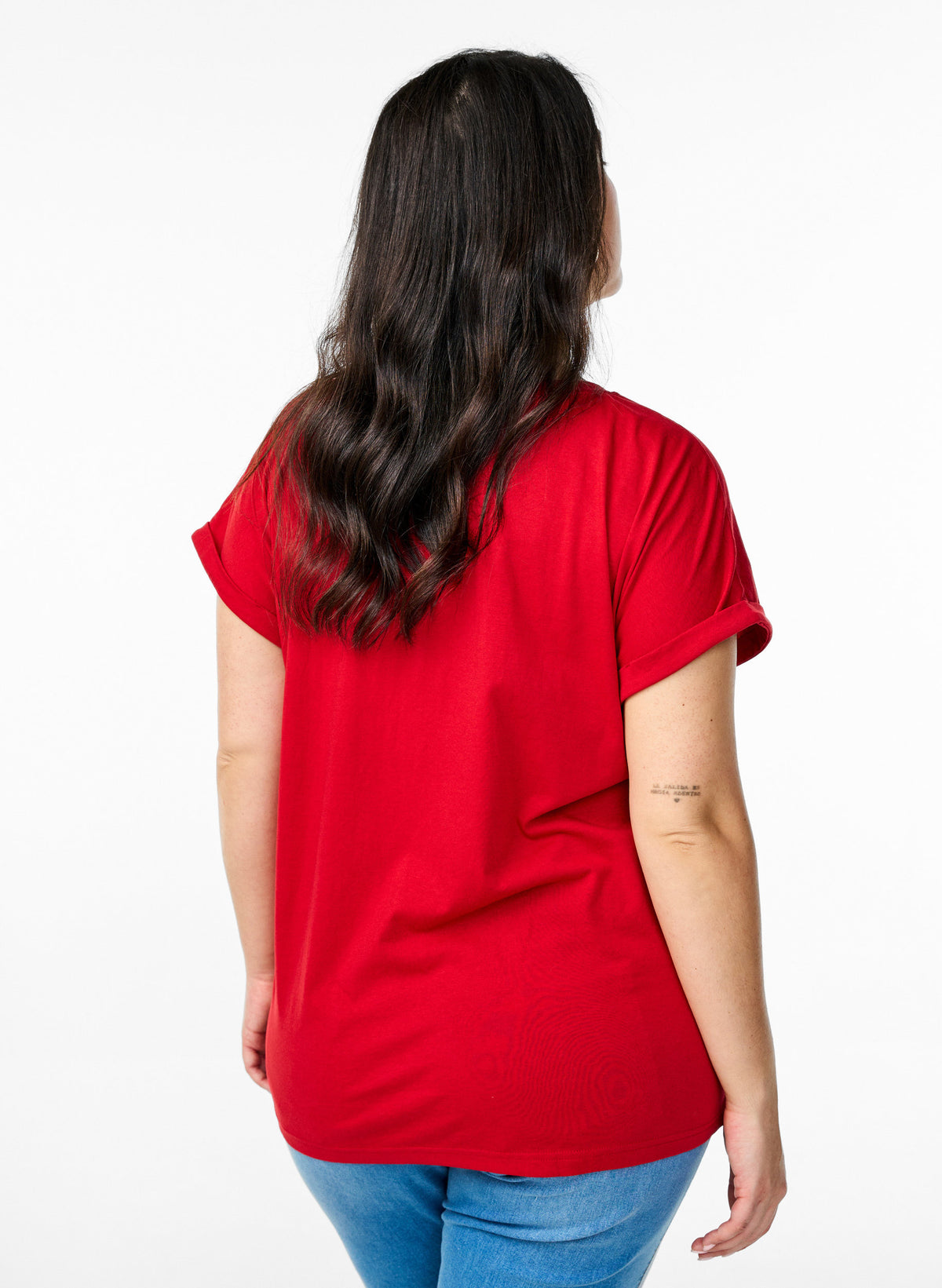 Zizzi Katja T-Shirt in Red