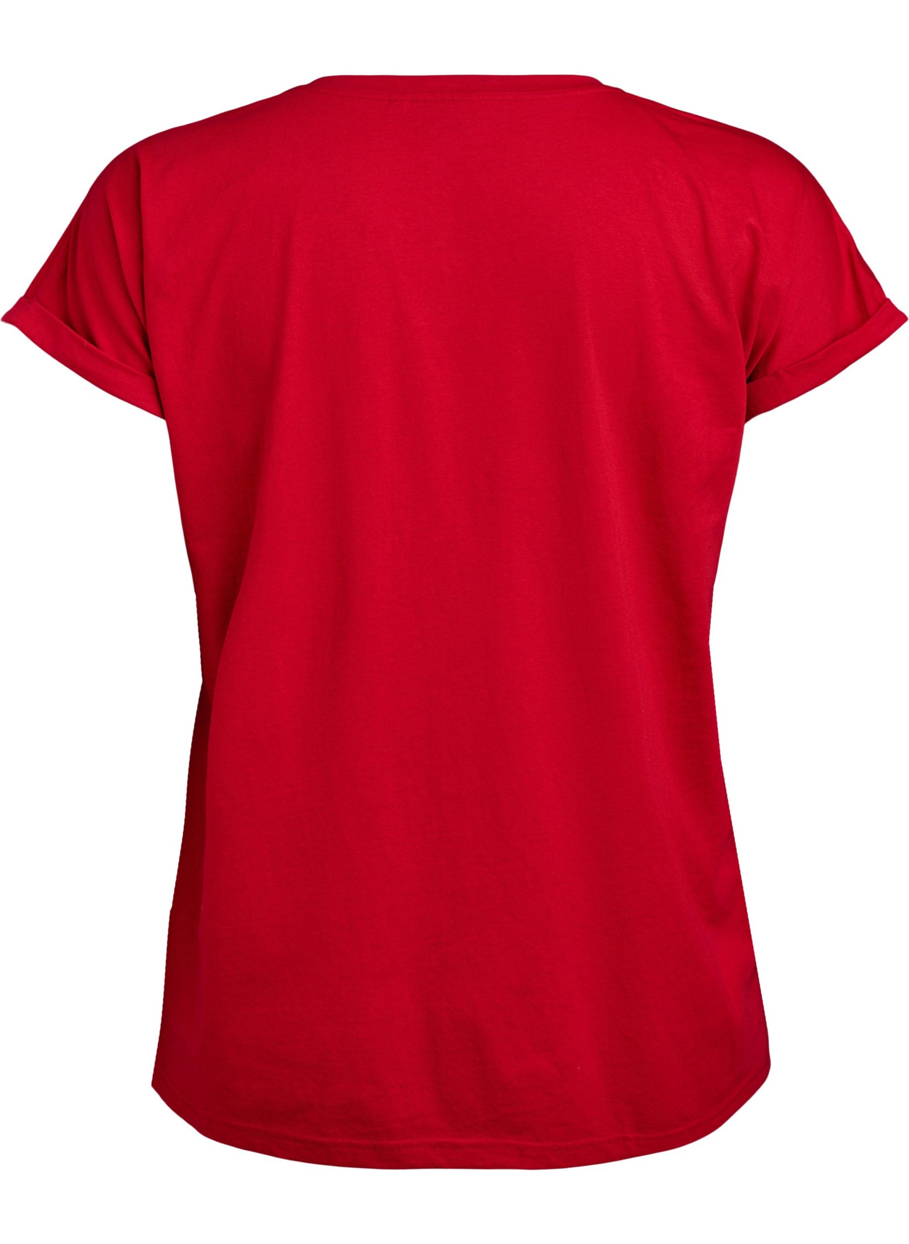 Zizzi Katja T-Shirt in Red