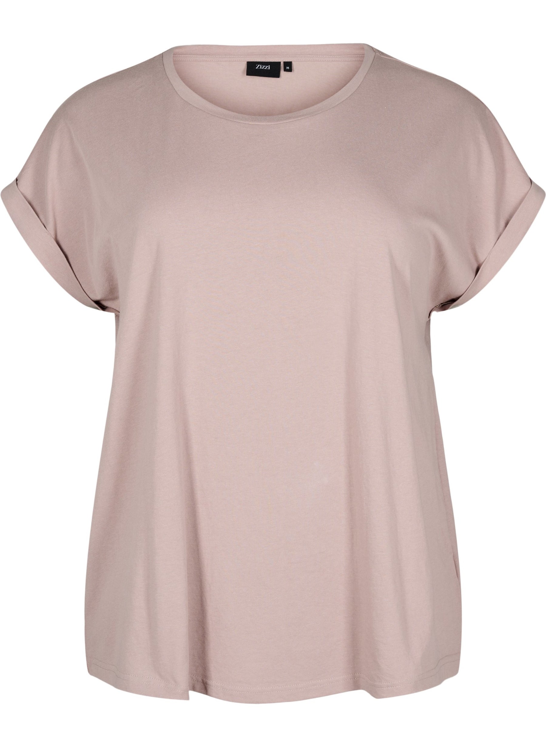 Zizzi Katja T-Shirt in Taupe
