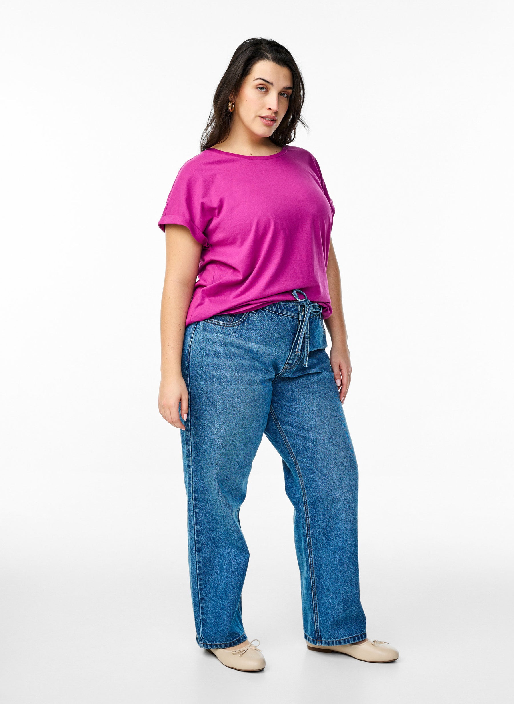 Zizzi Katja T-Shirt in Violet