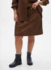 Zizzi Lana Skirt in Brown