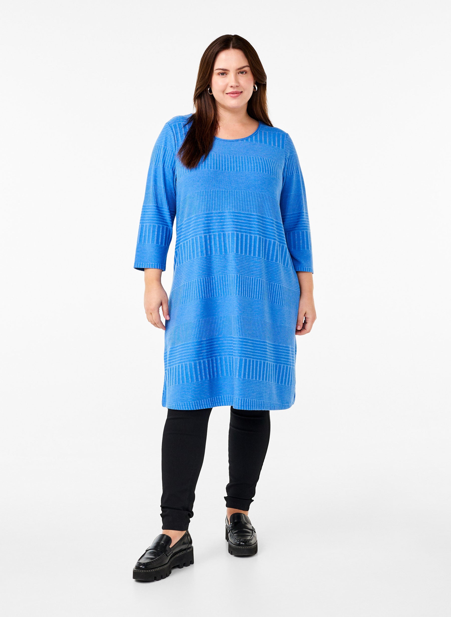 Zizzi Mari Dress in Blue