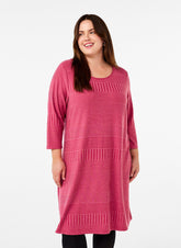 Zizzi Mari Dress in Pink