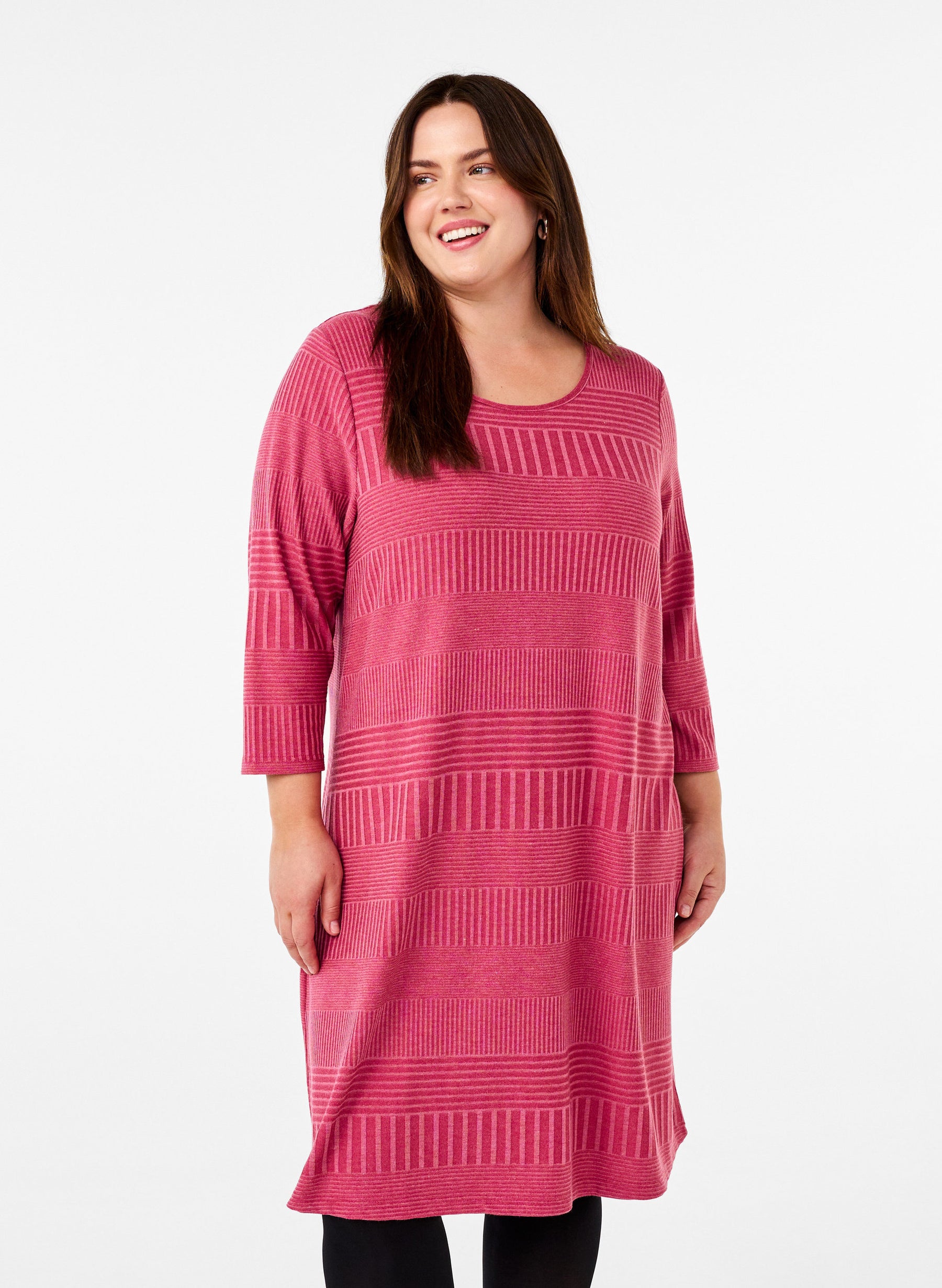 Zizzi Mari Dress in Pink