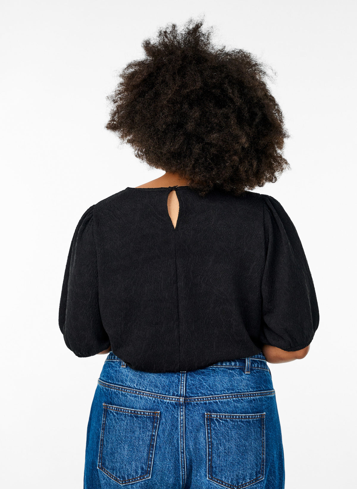 Zizzi Mina Blouse in Black