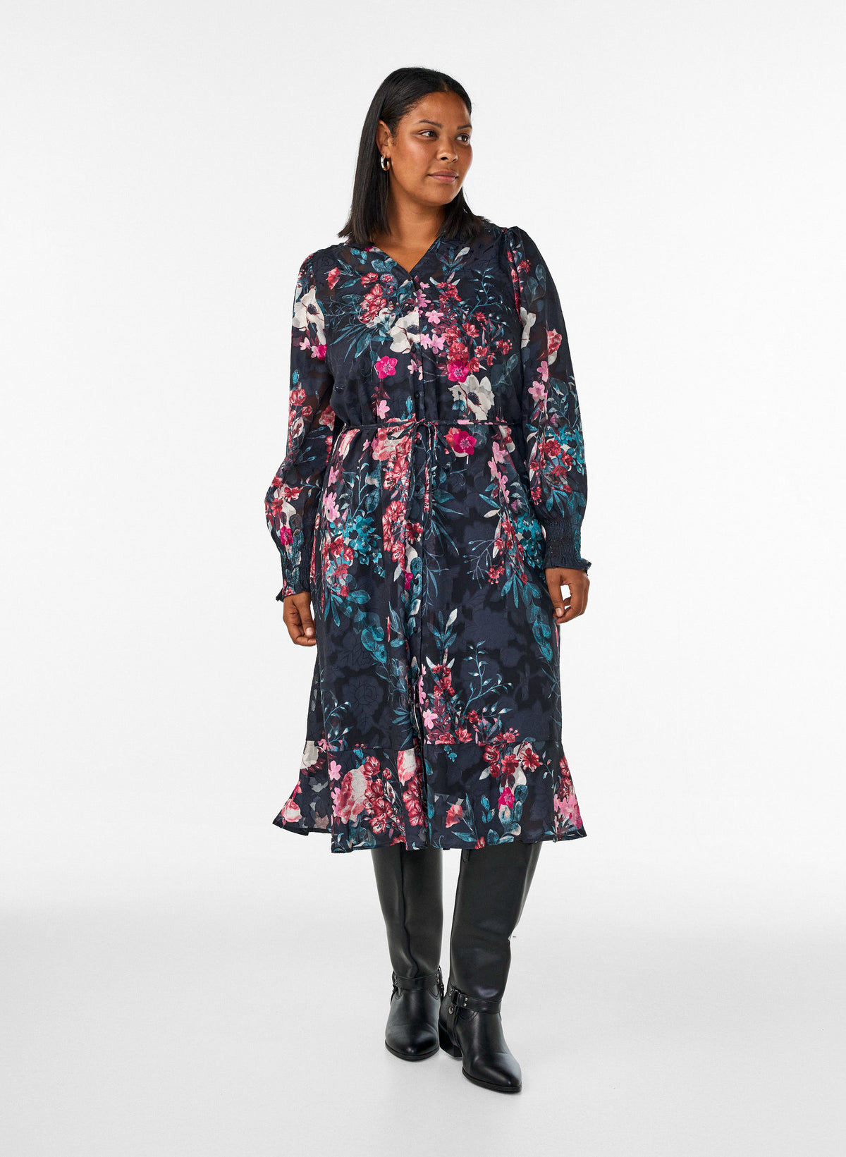 Zizzi Mirasol Dress in Black