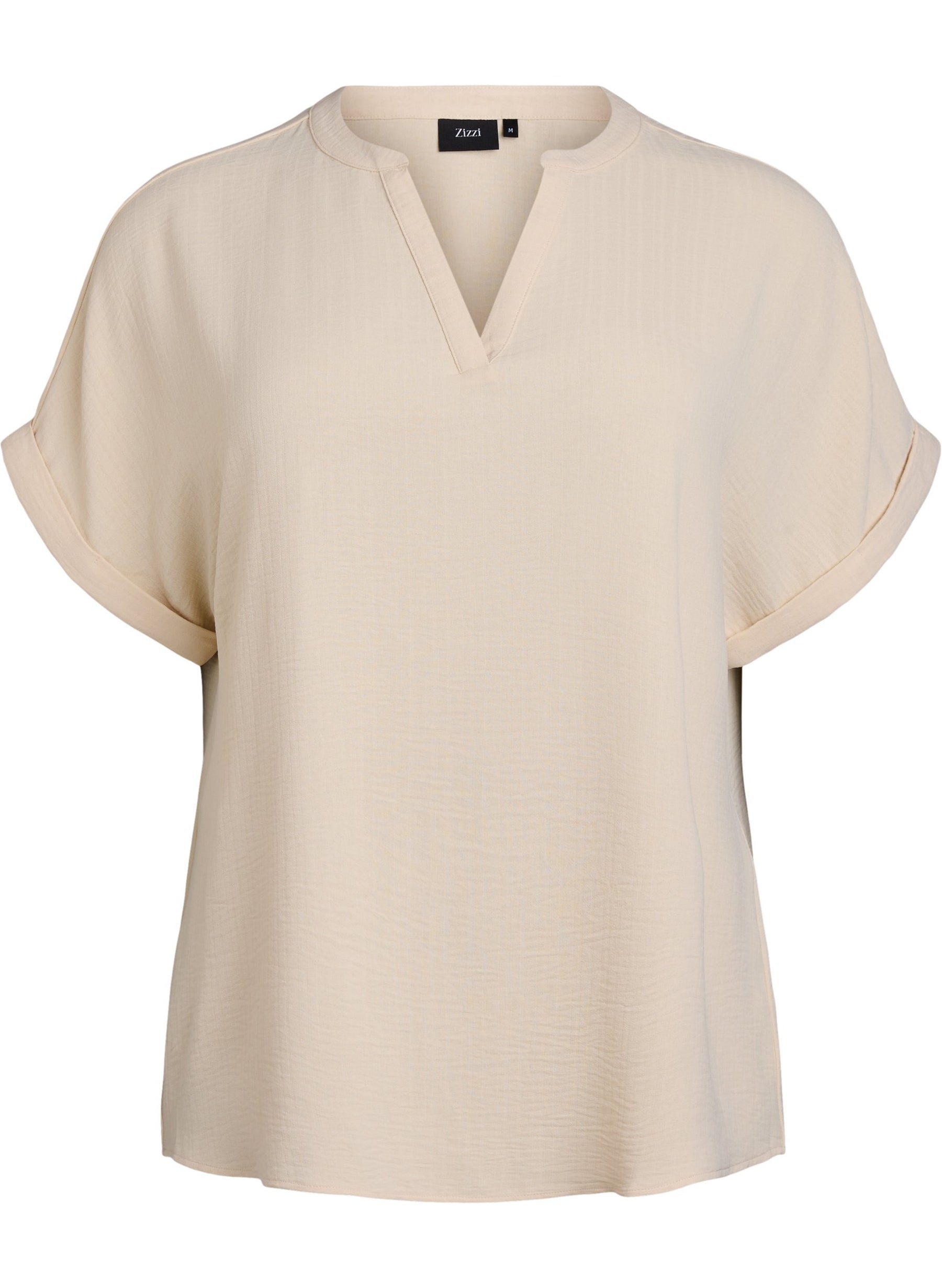 Zizzi Nilla Blouse in Beige
