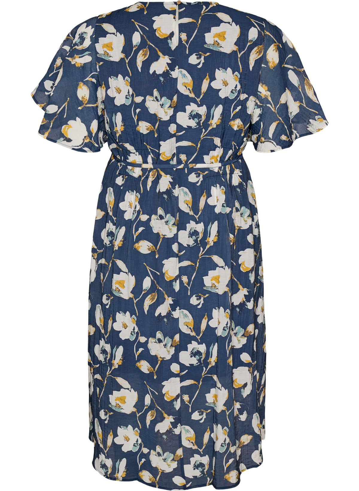 Zizzi Nora Dress in Floral Navy