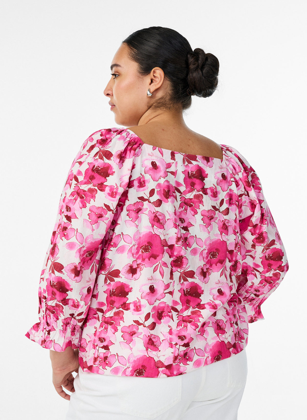 Zizzi Sol Blouse in Pink