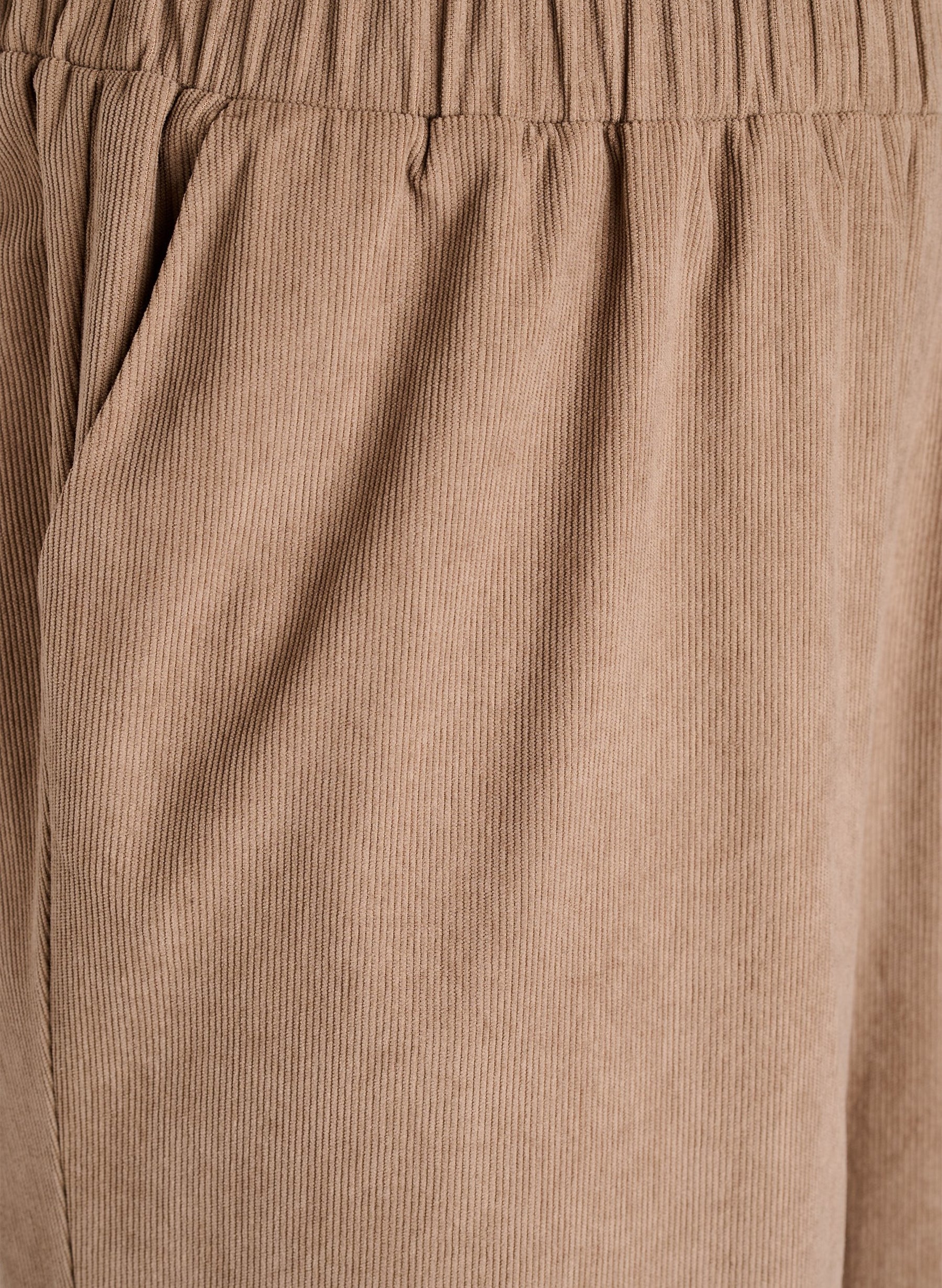 Zizzi Surine Trousers in Taupe