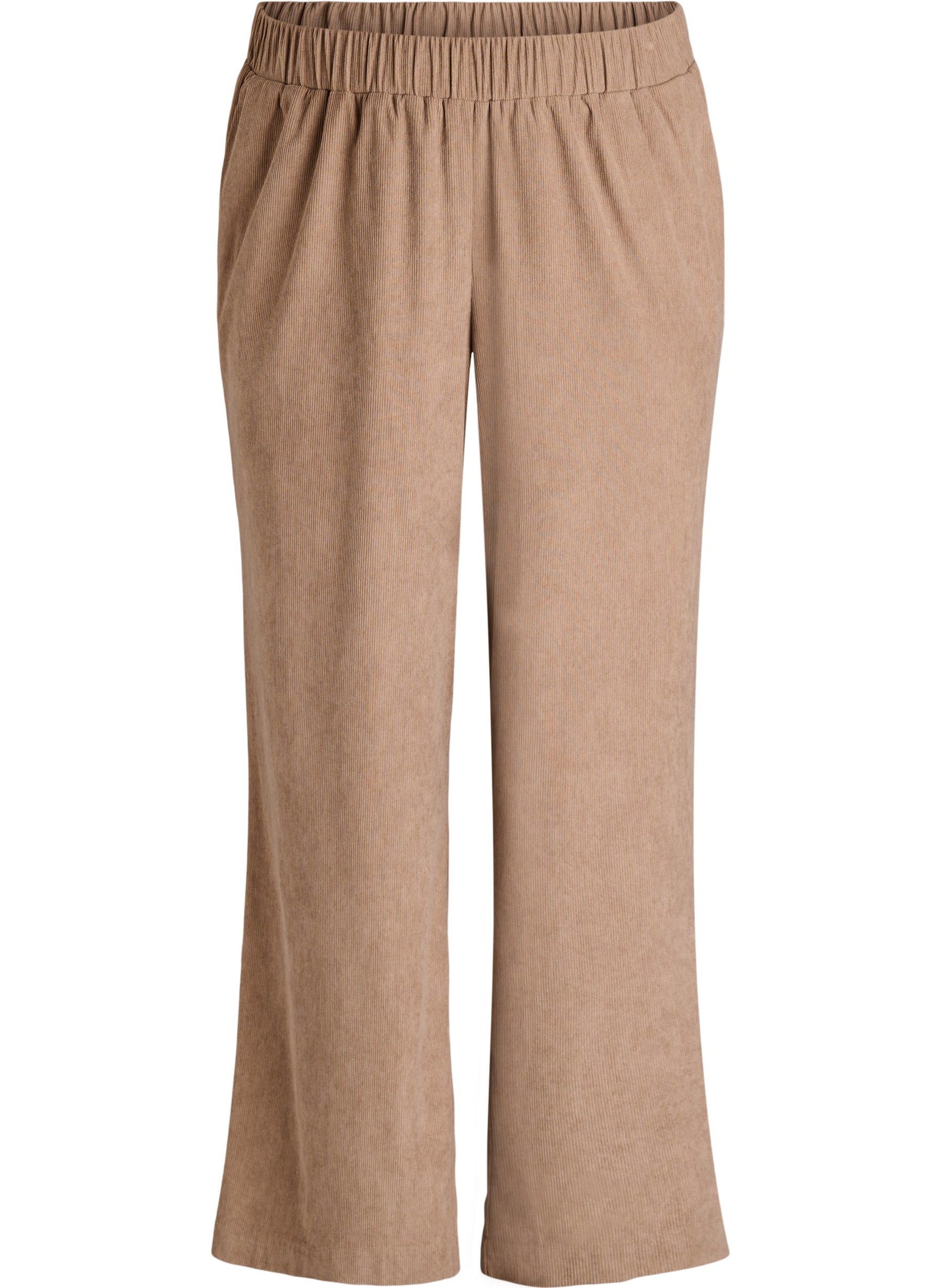 Zizzi Surine Trousers in Taupe