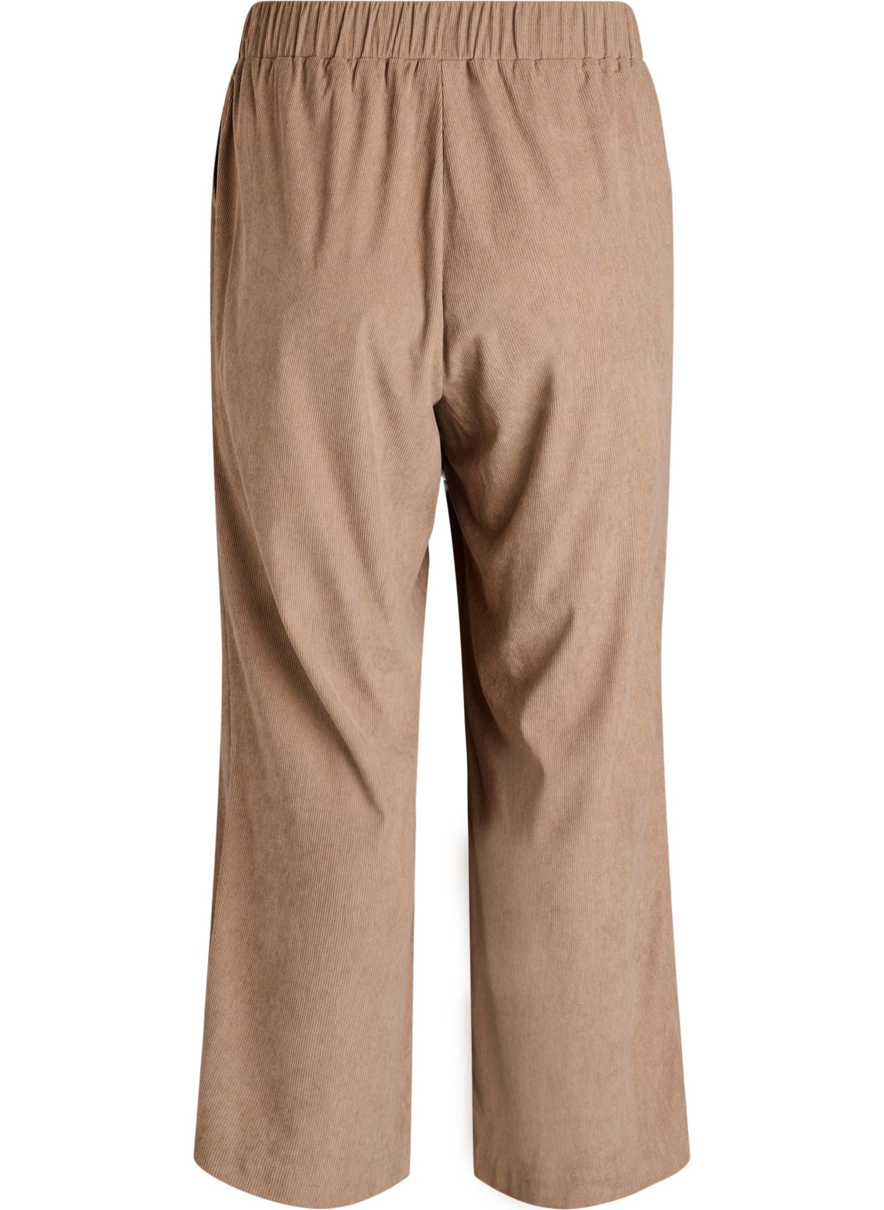 Zizzi Surine Trousers in Taupe
