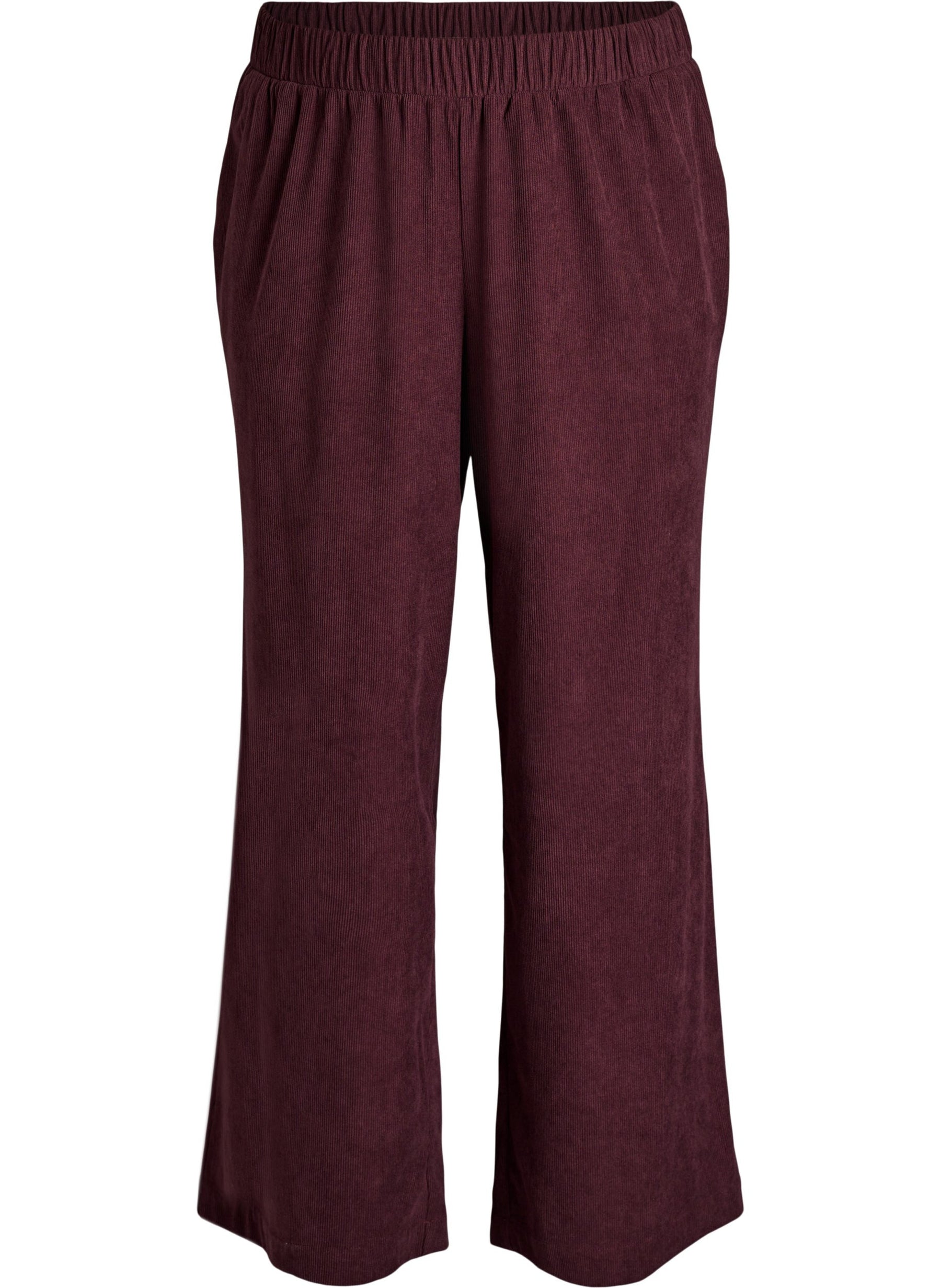 Zizzi Surine Trousers in Wine