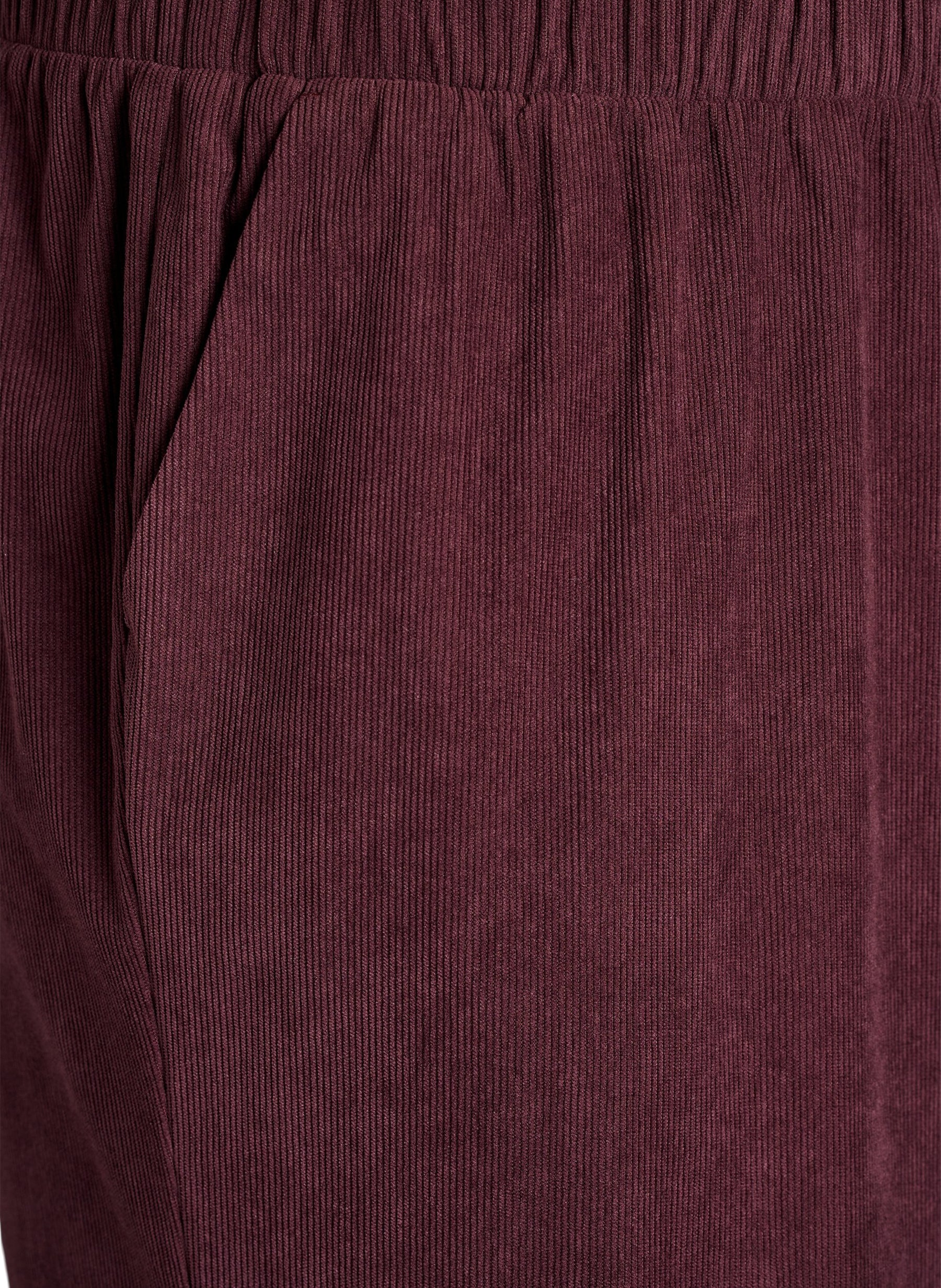 Zizzi Surine Trousers in Wine